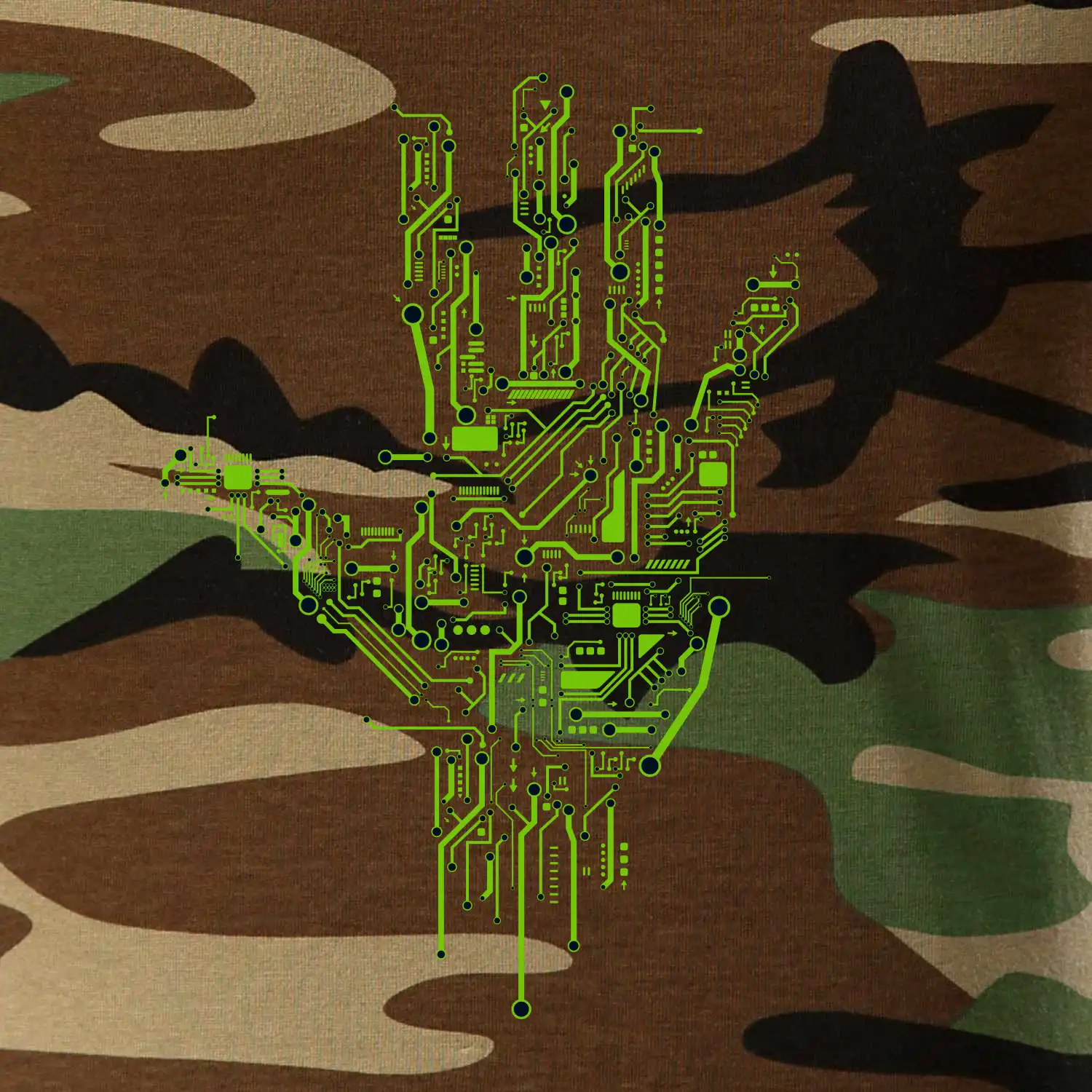 Tištěný spoj ruka