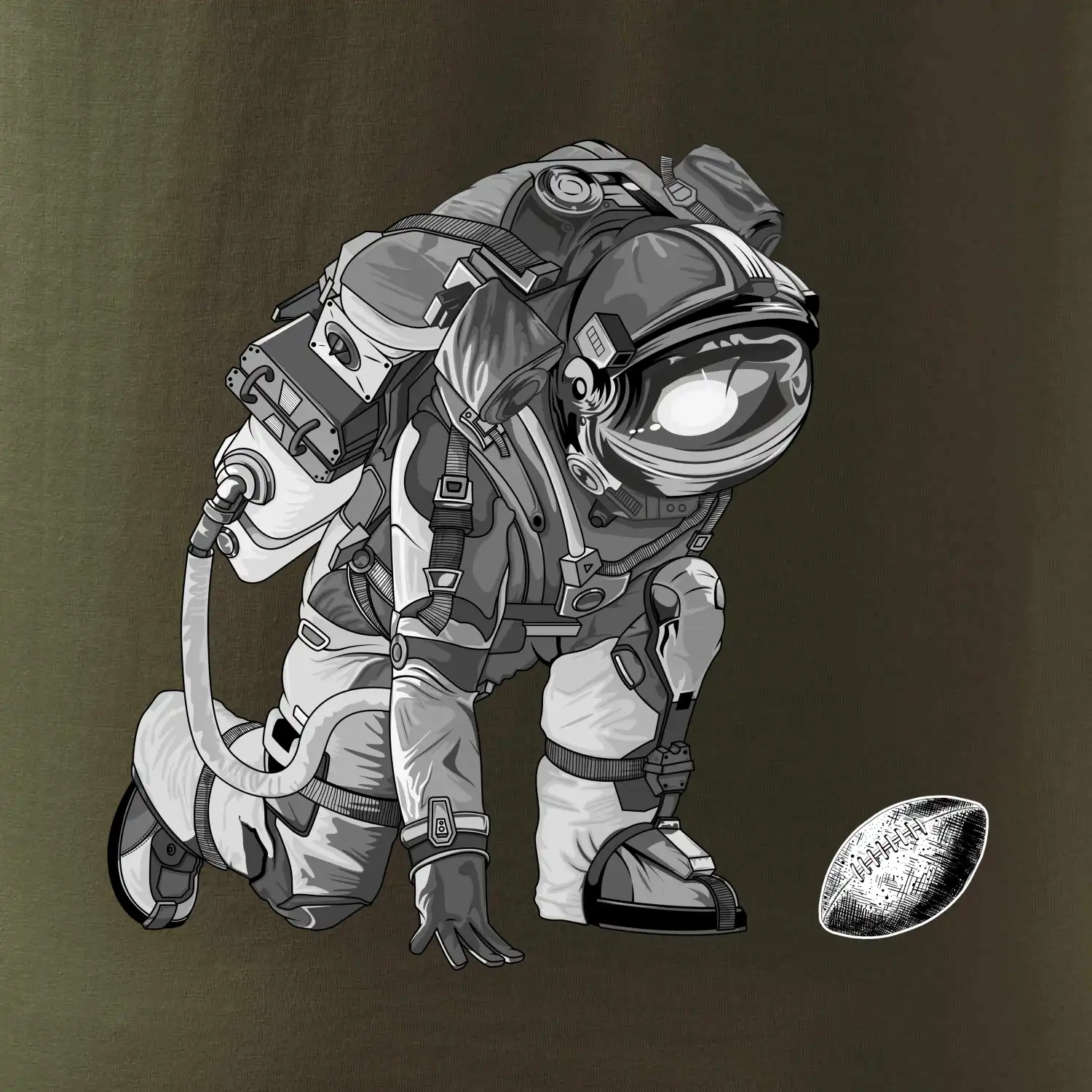 Americký fotbal astronaut