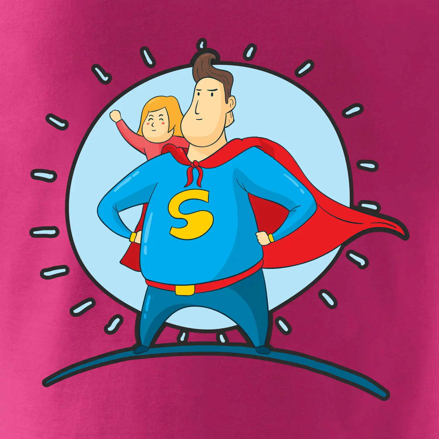Táta superman - holka