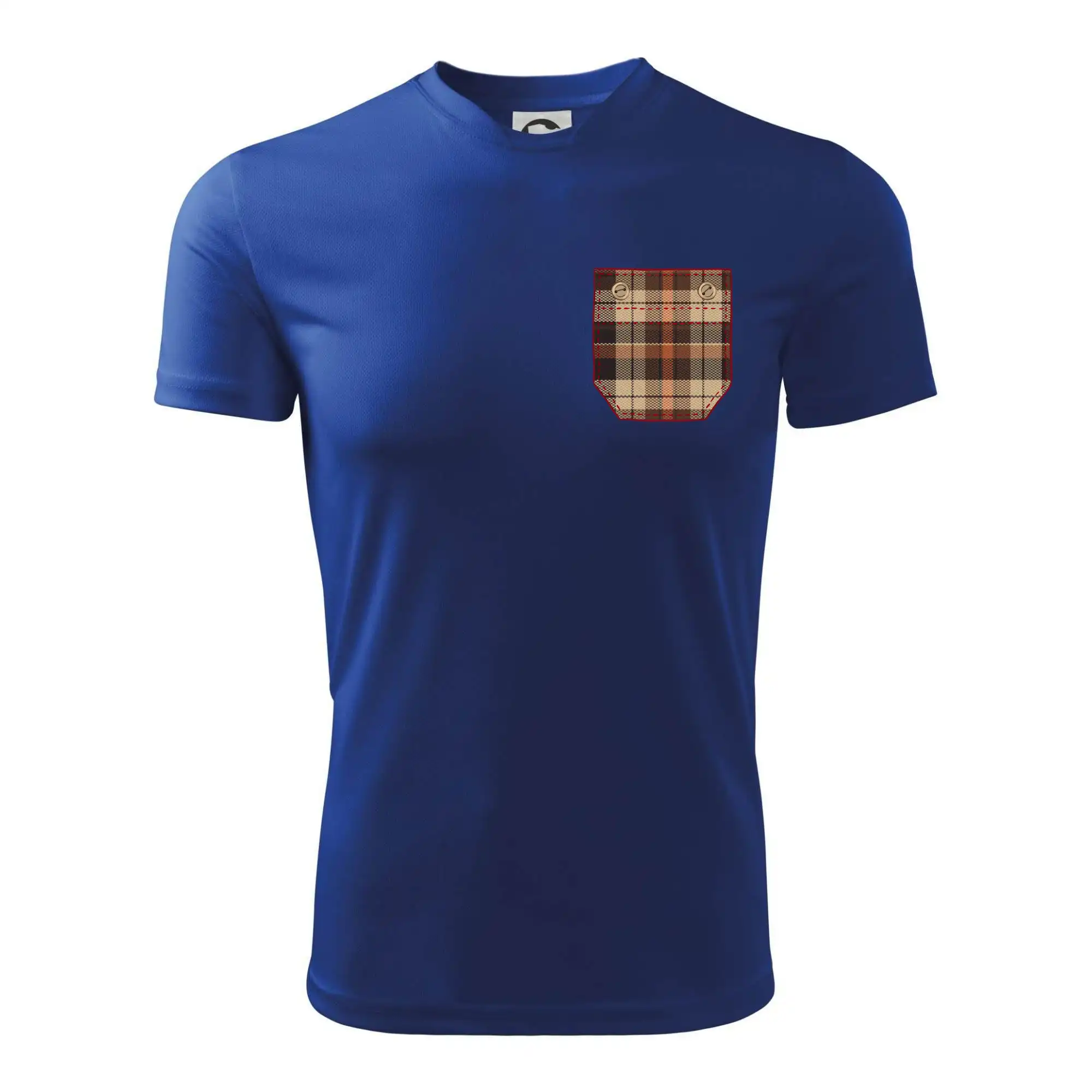 Flanelové triko hnědé