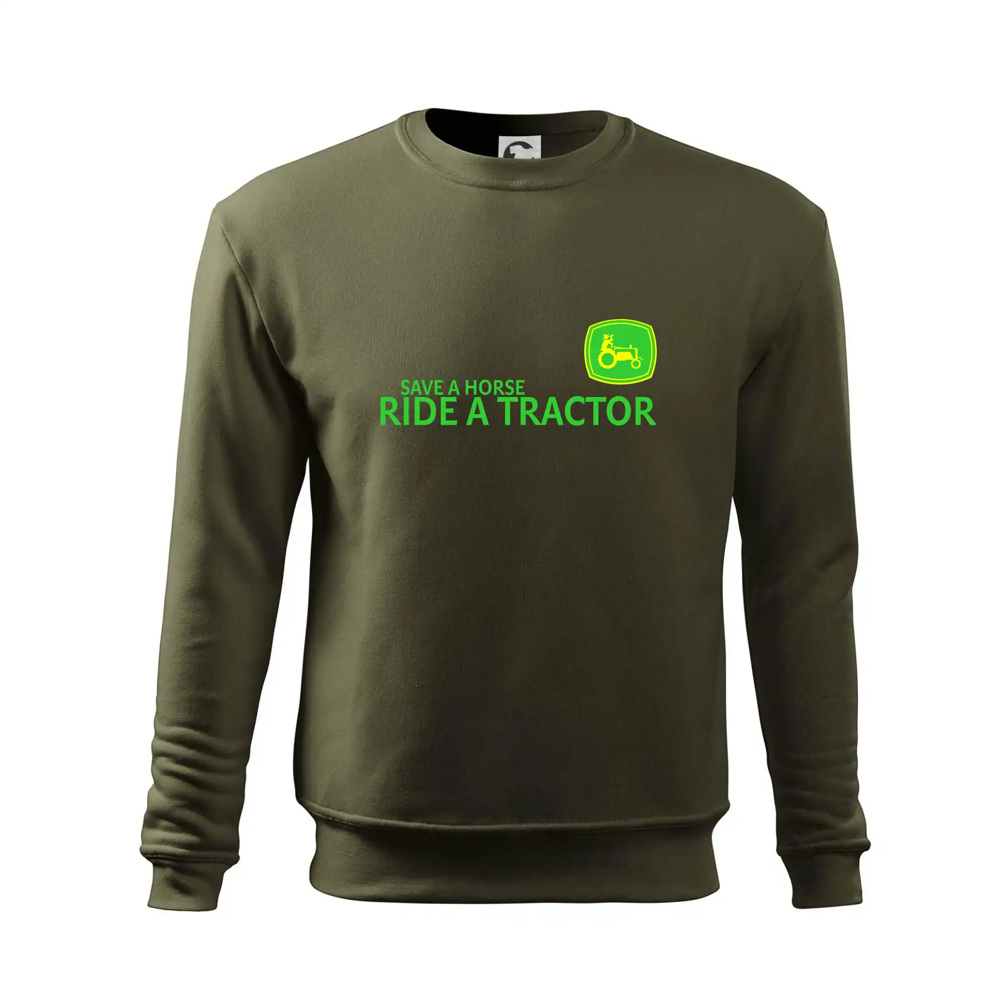 Save horse, ride tractor