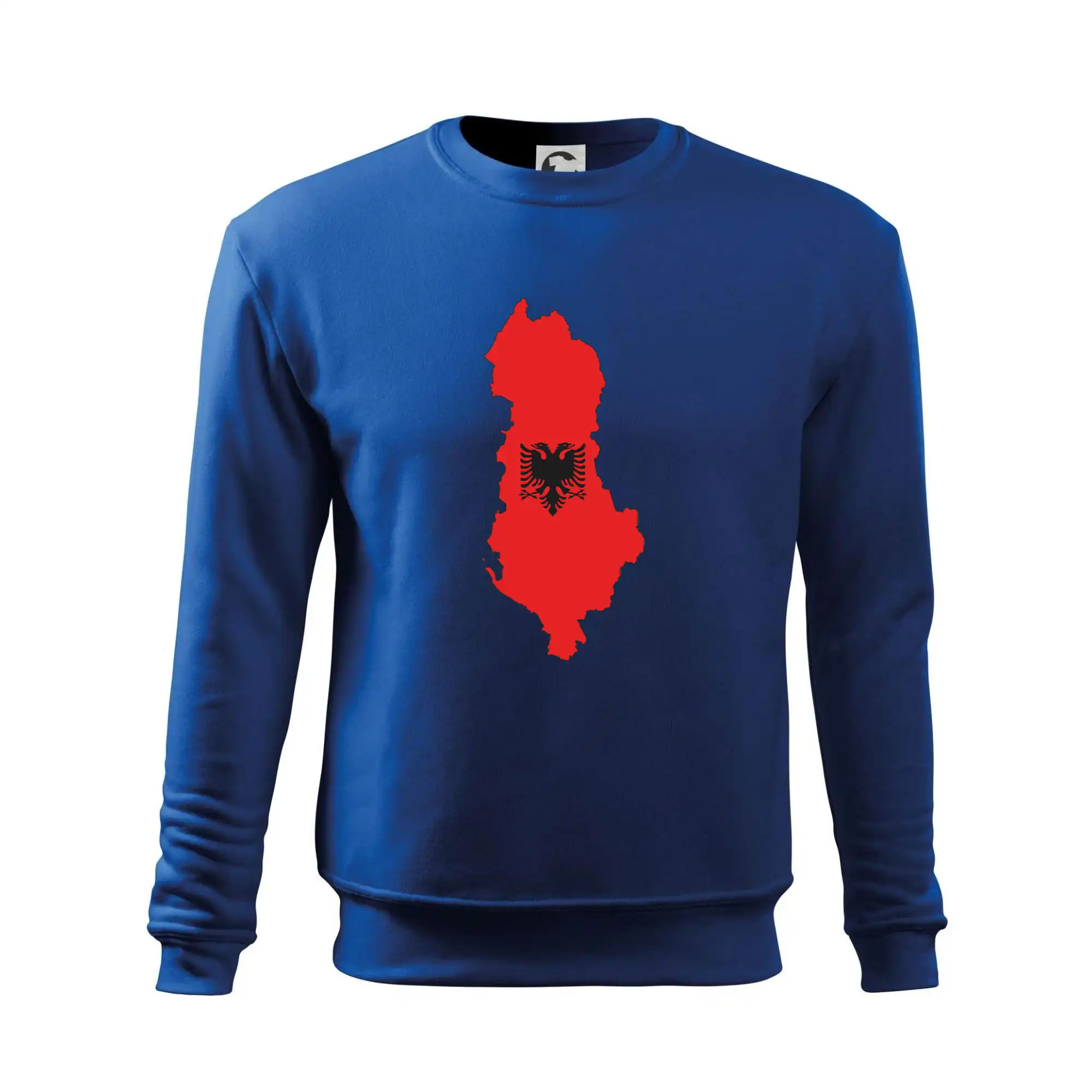 Albánie mapa a znak