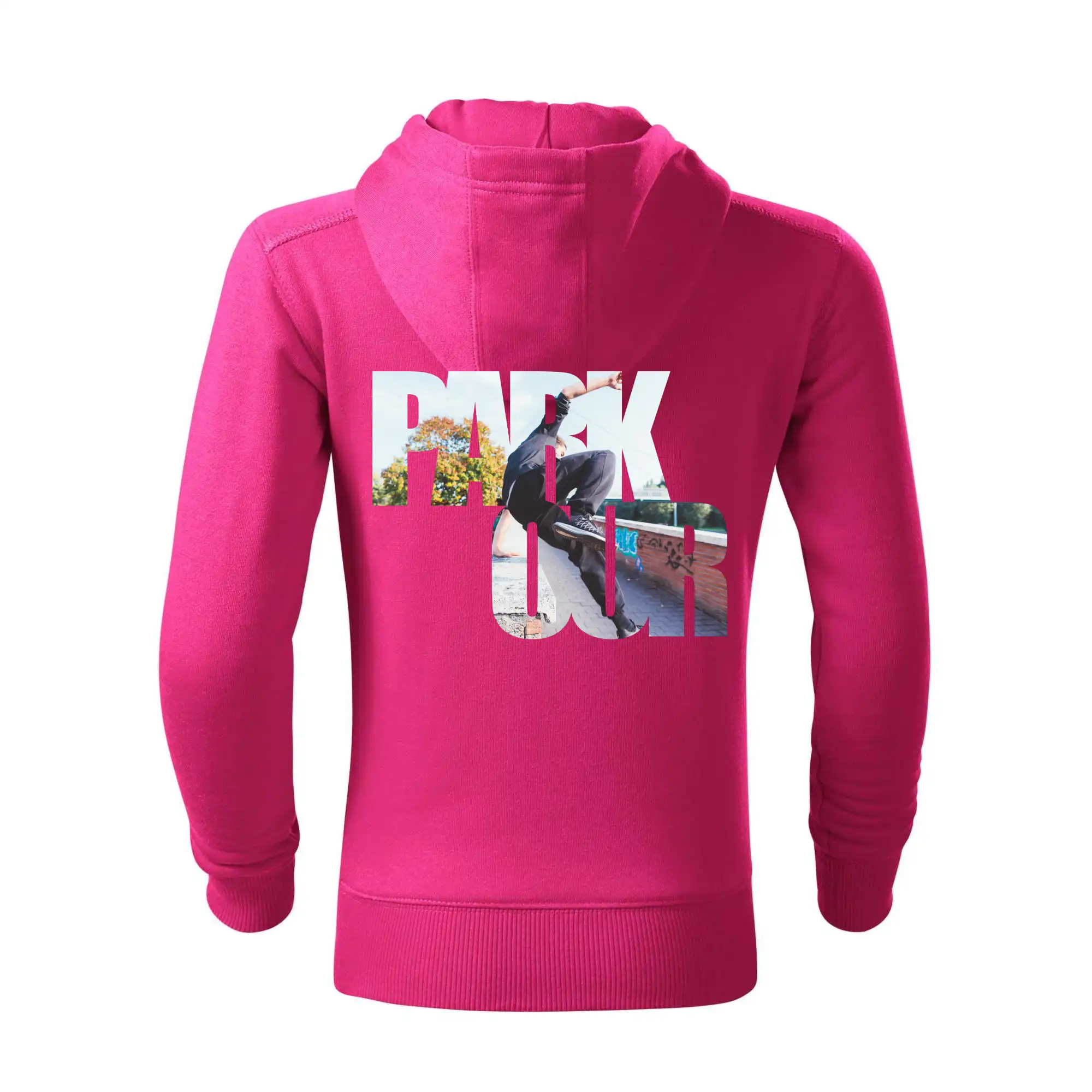 Parkour nápis ve městě