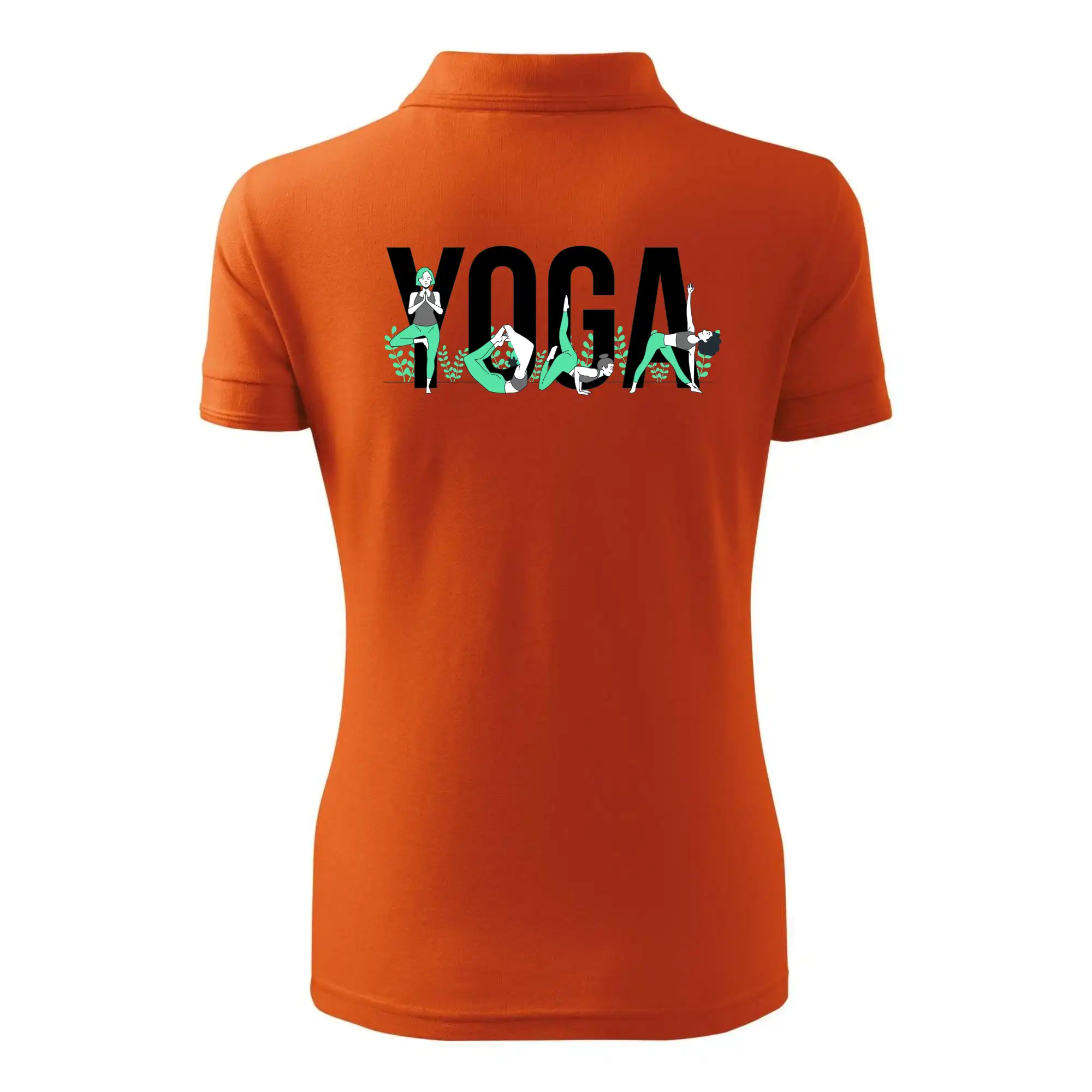 Yoga nápis barevný