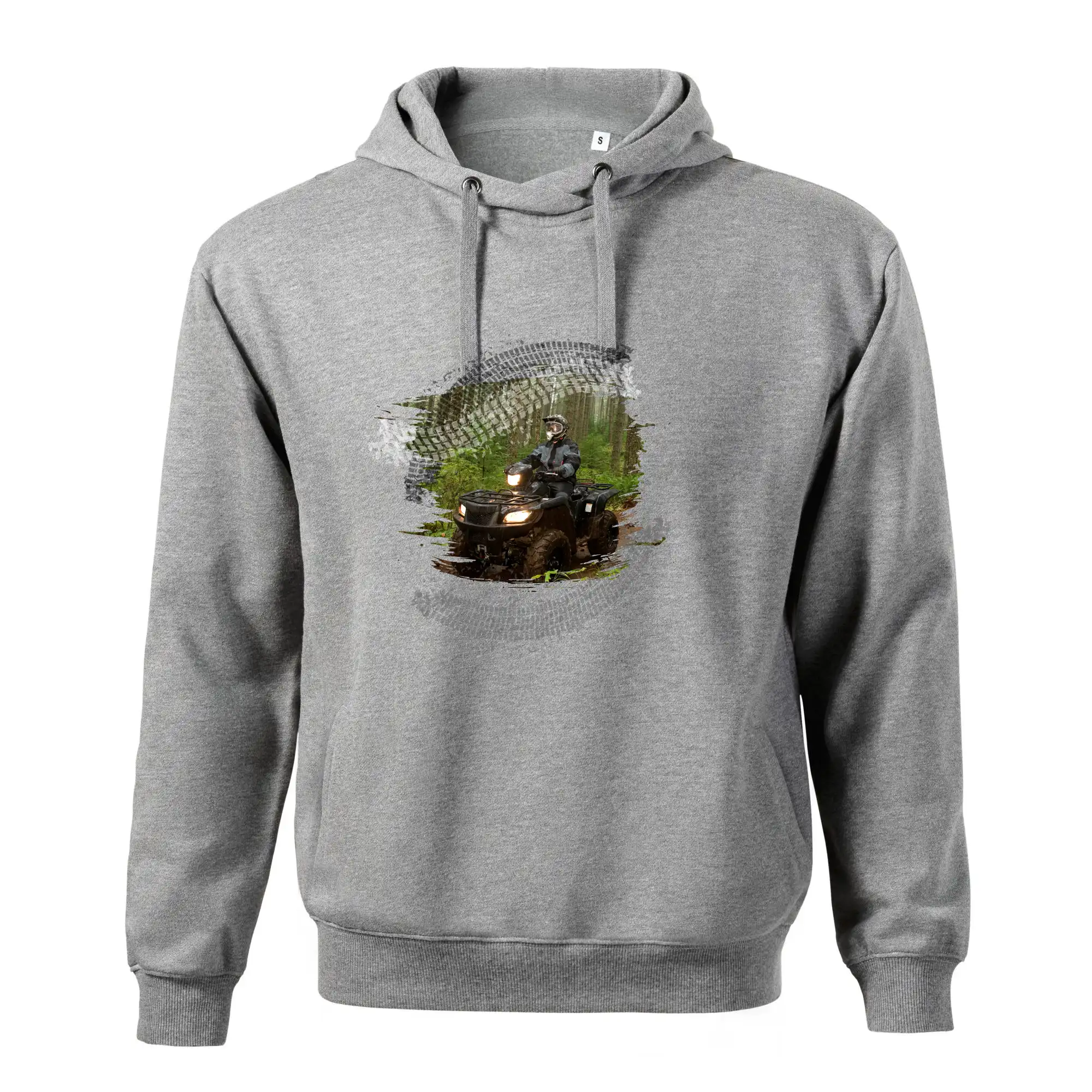 ATV čtyřkolka v lese