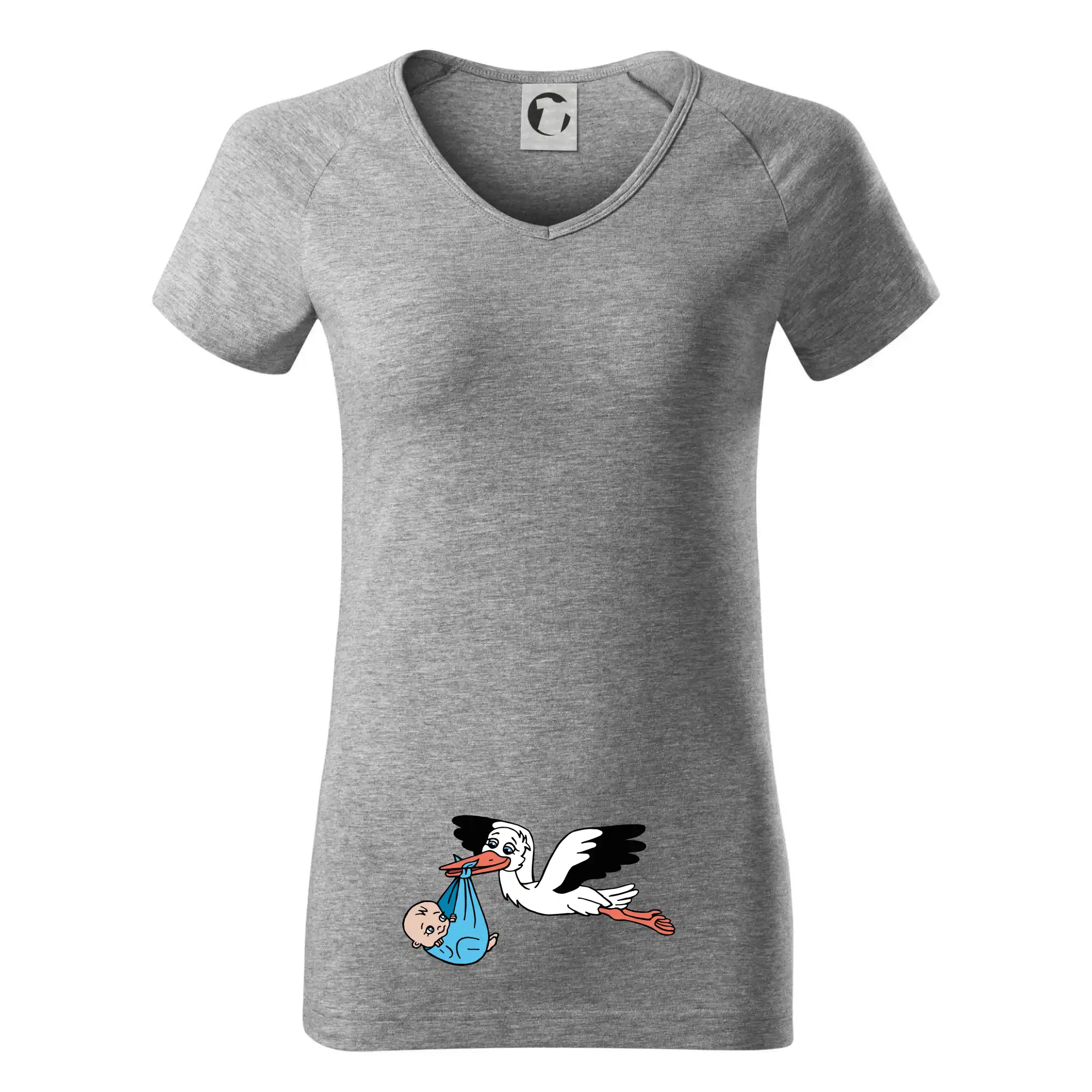 Čáp a miminko - kluk (Hana-creative)