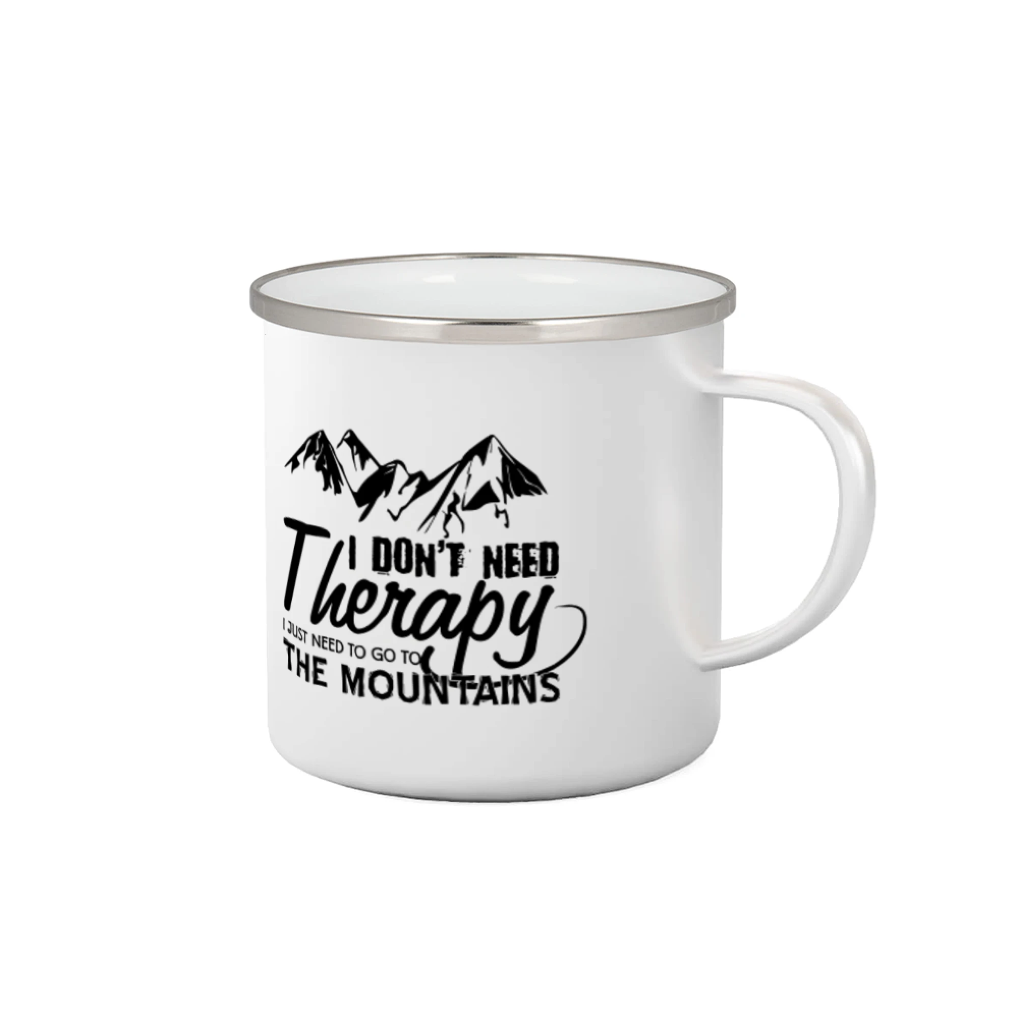 Trička pro horolezcov - I dont need therapy - Mountains - Nepotrebujem terapiu - Hory - Plecháčik