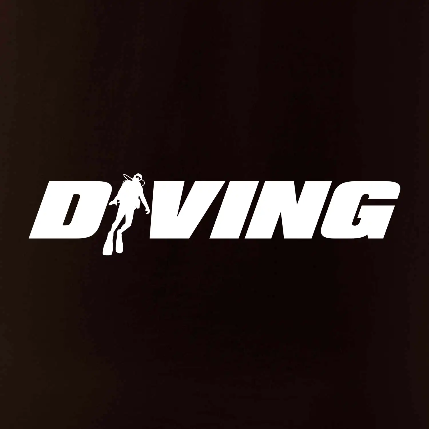 Diving nápis potápěč