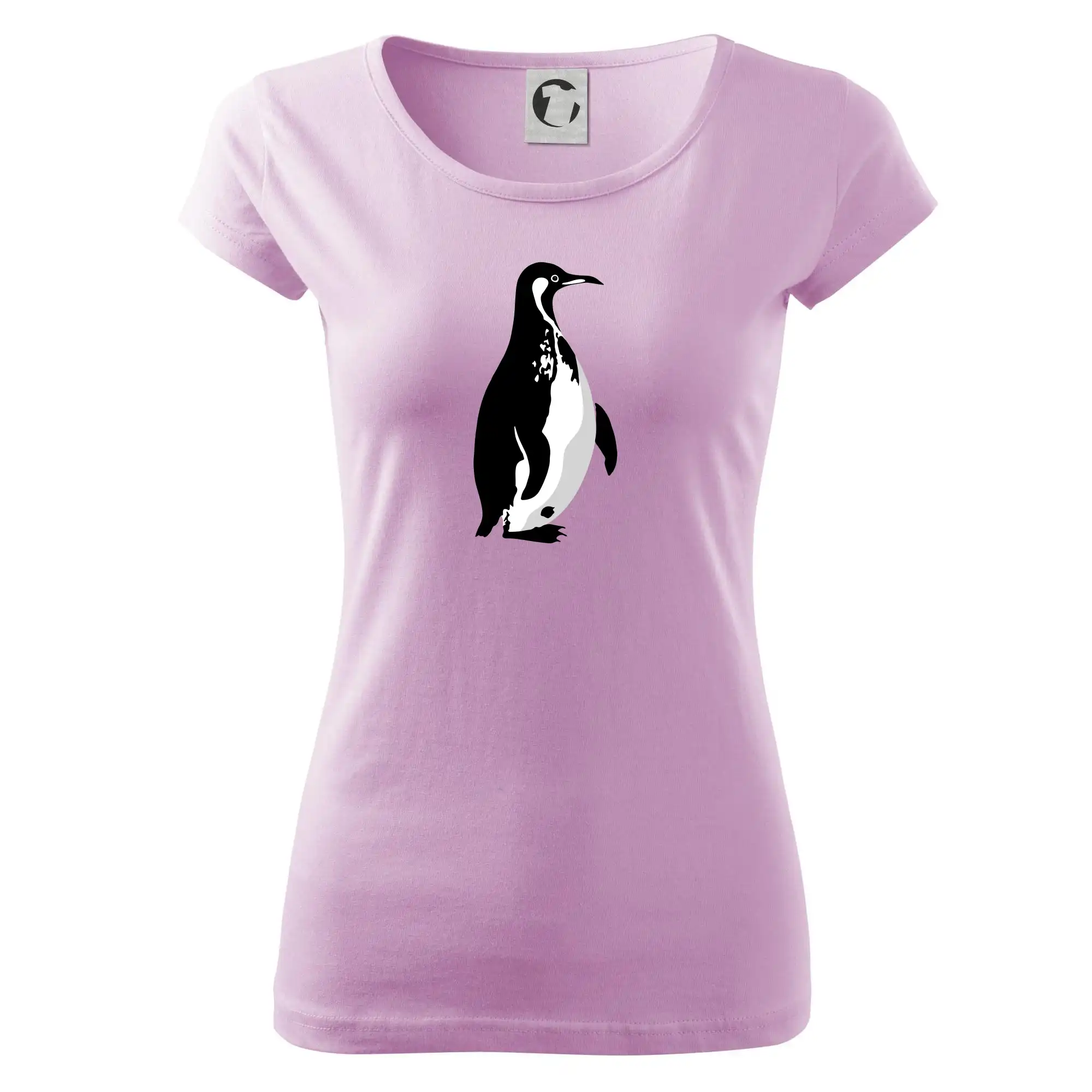 Tučňák černobílý z boku