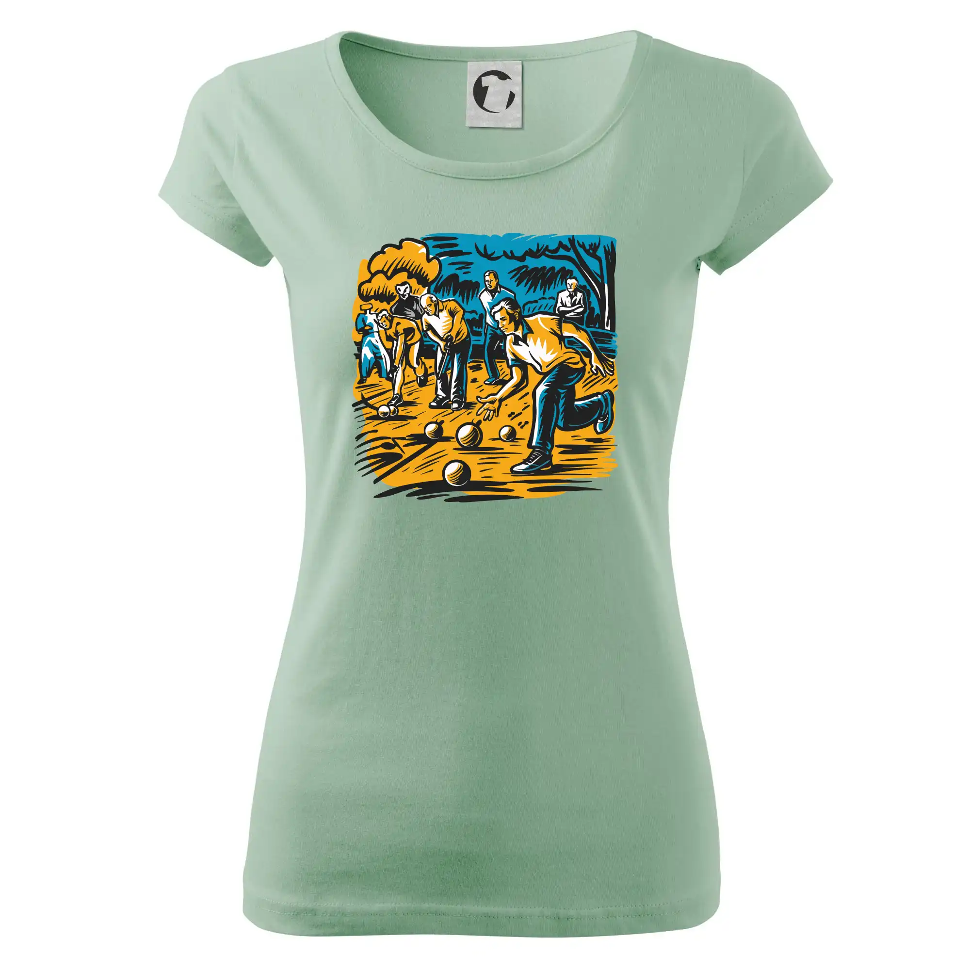 Petanque hra - modro oranžová