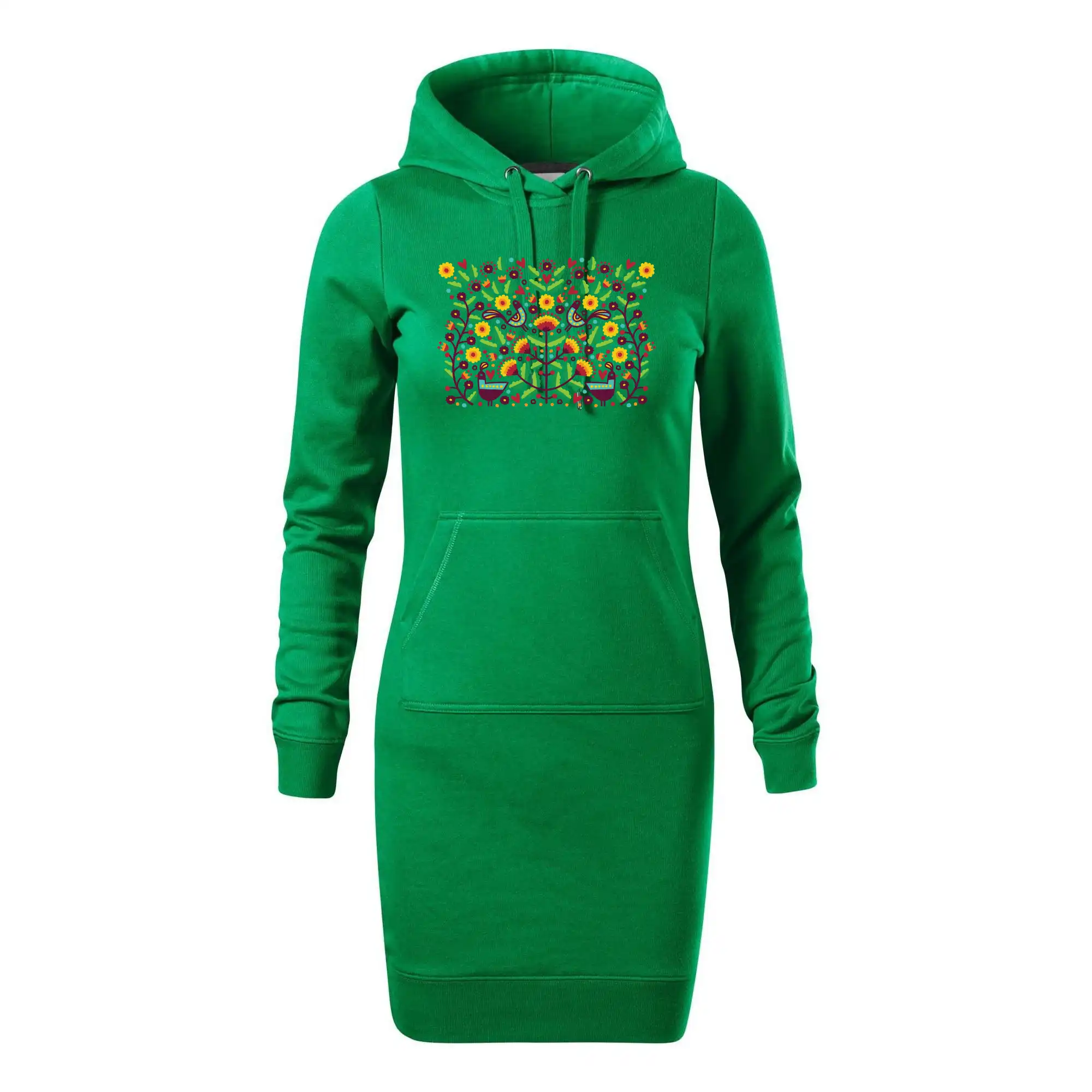 Folklor - barevně kvetiny obdélník