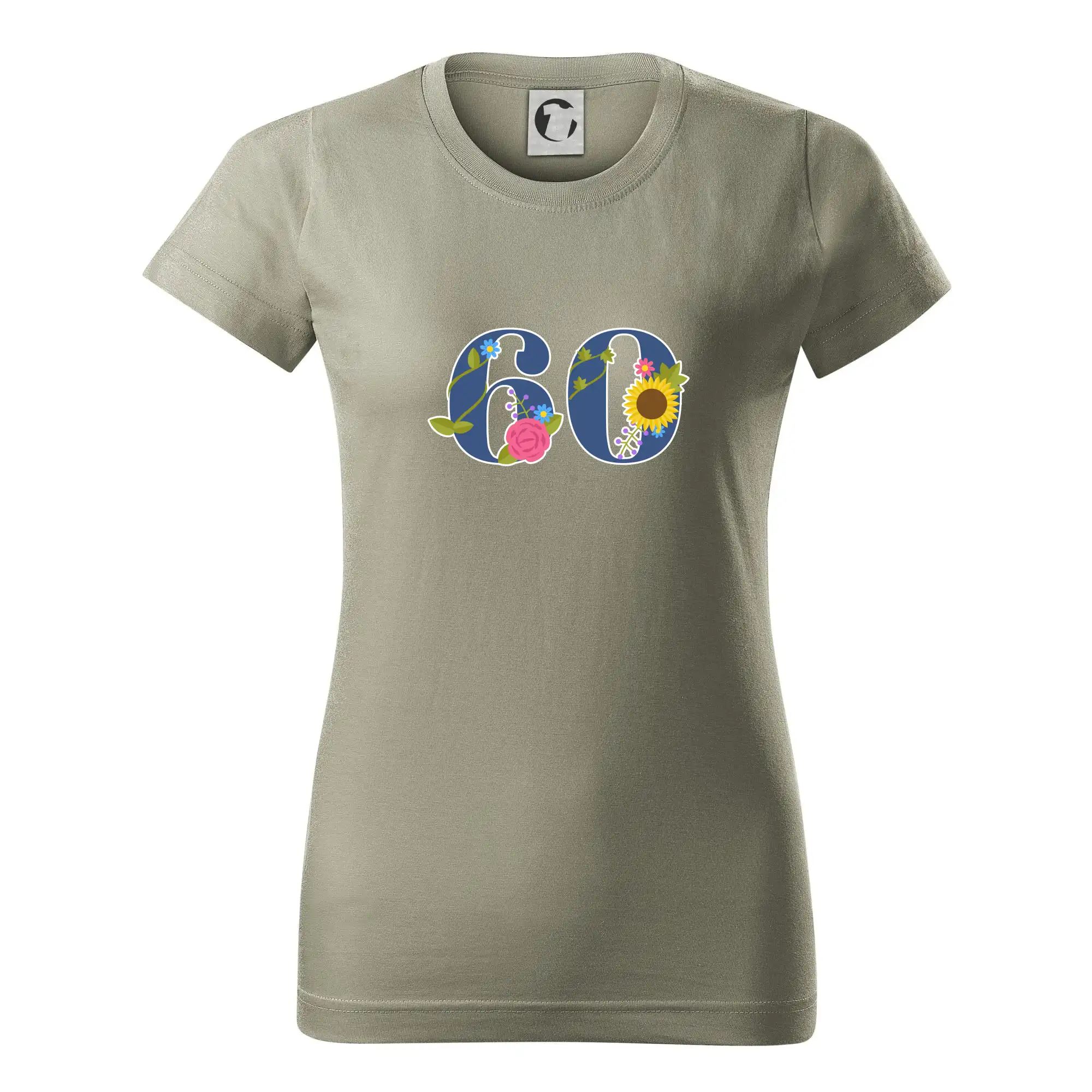 Květinové číslo kreslené - 60