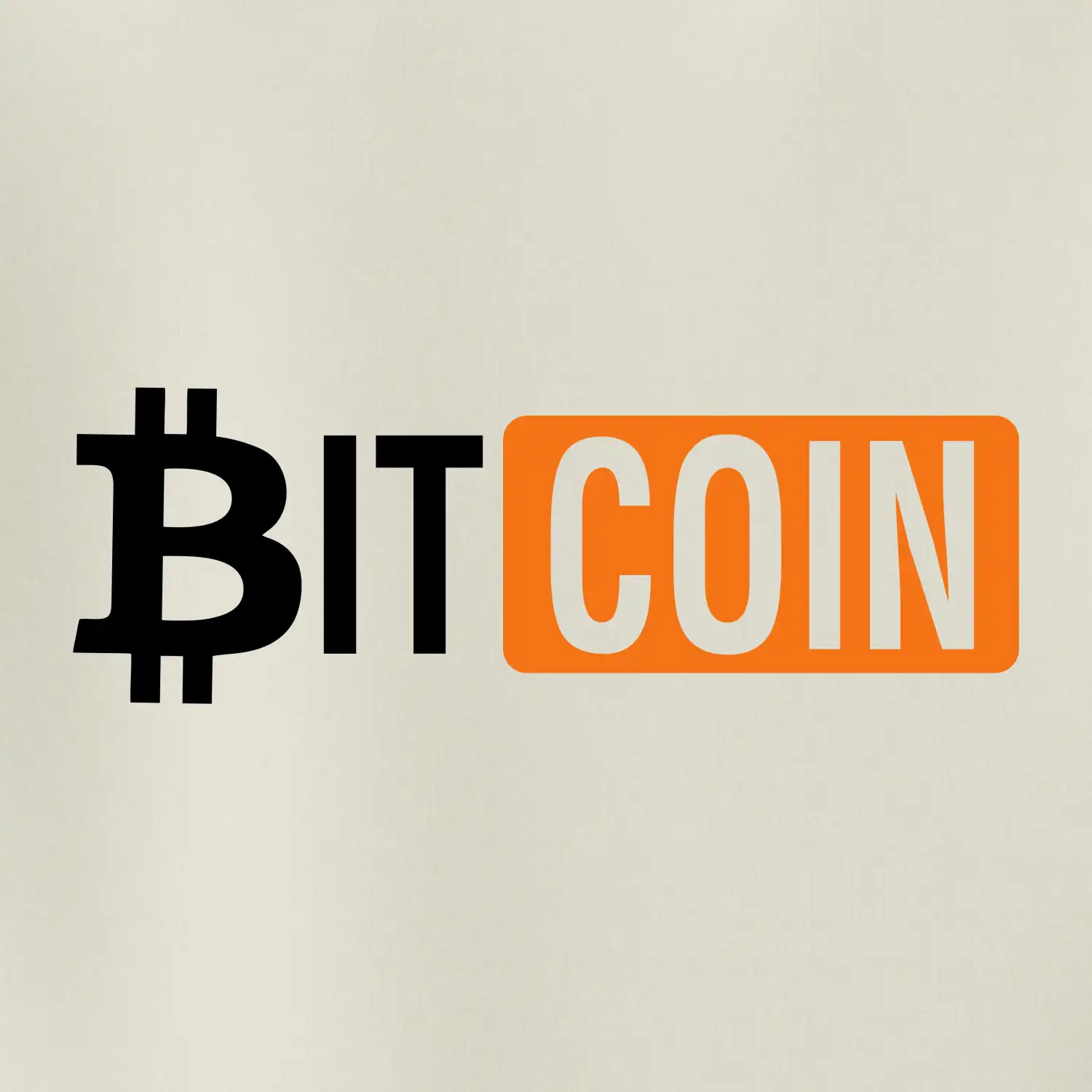 Bitcoin nápis