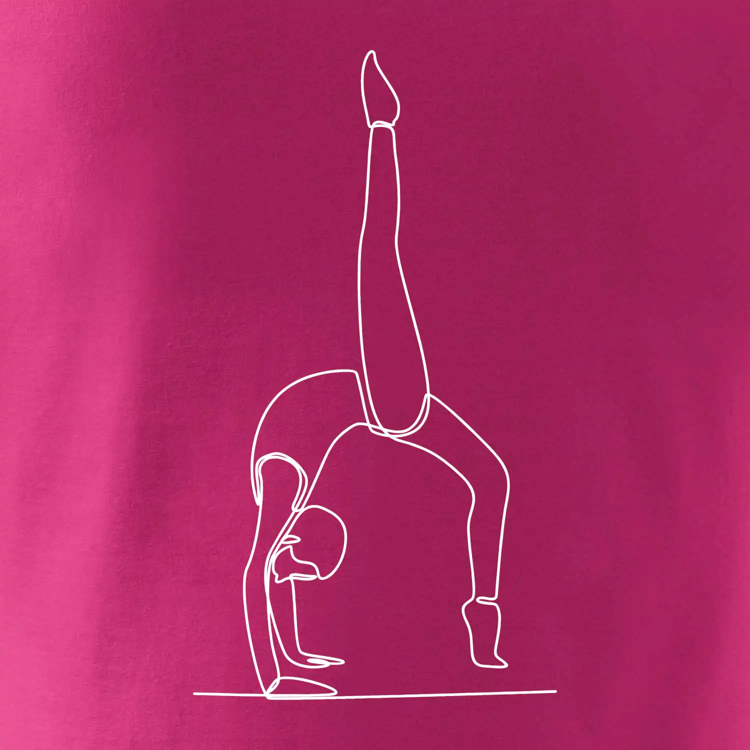 Gymnastika na rukou jedním tahem