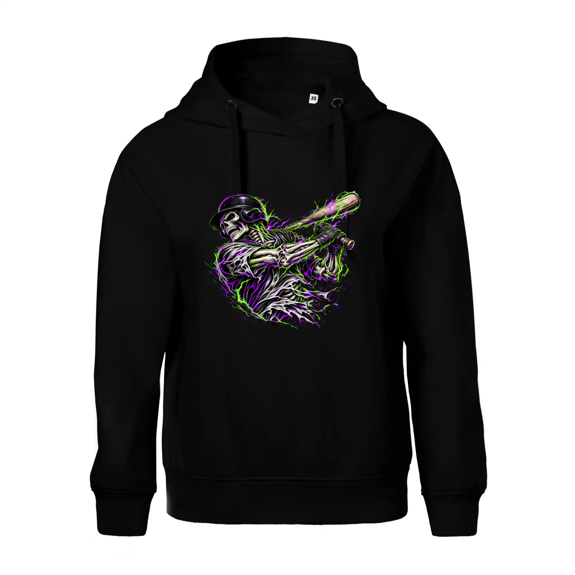 Baseballový kostlivec neonový metal