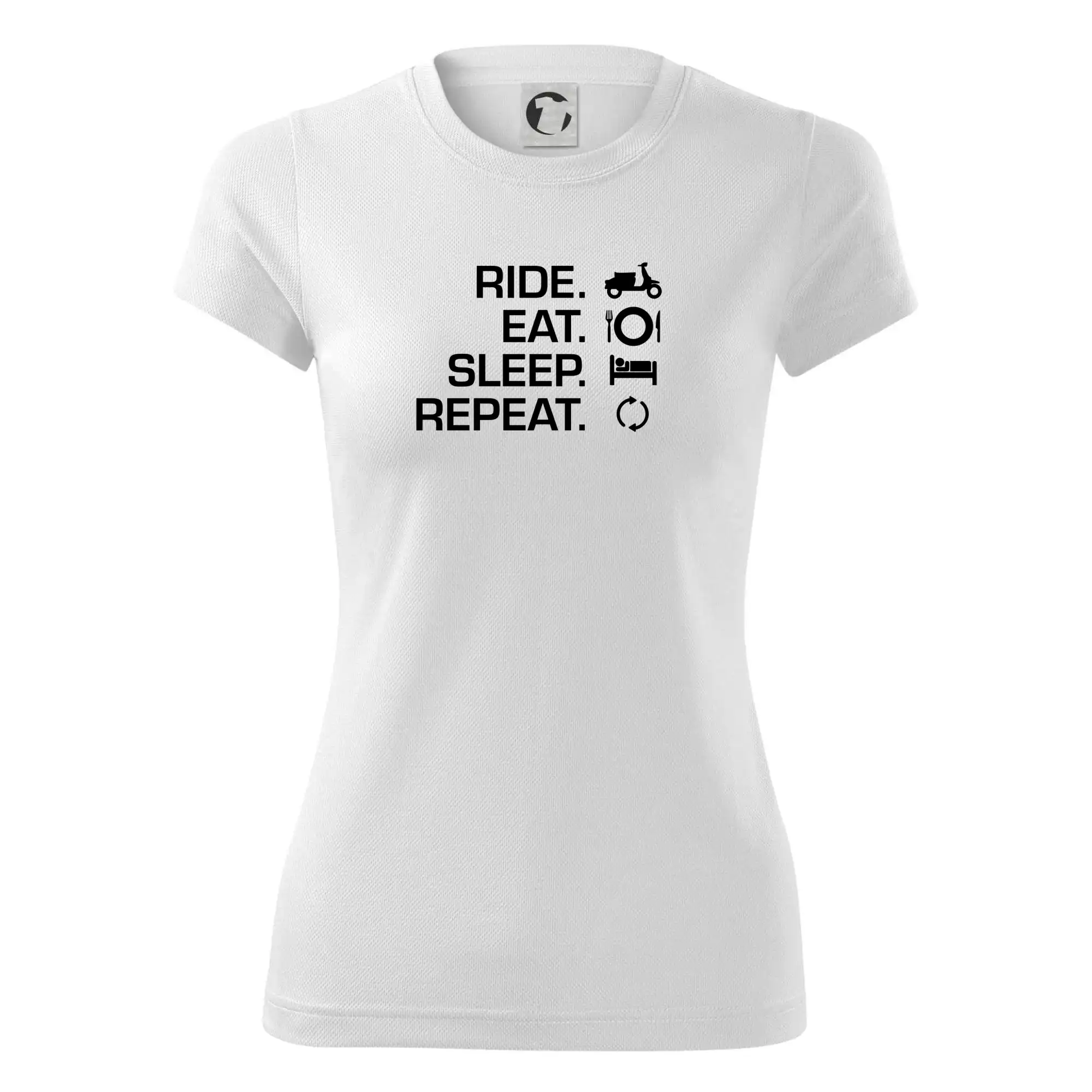 Ride Eat Sleep Repeat moto skútr
