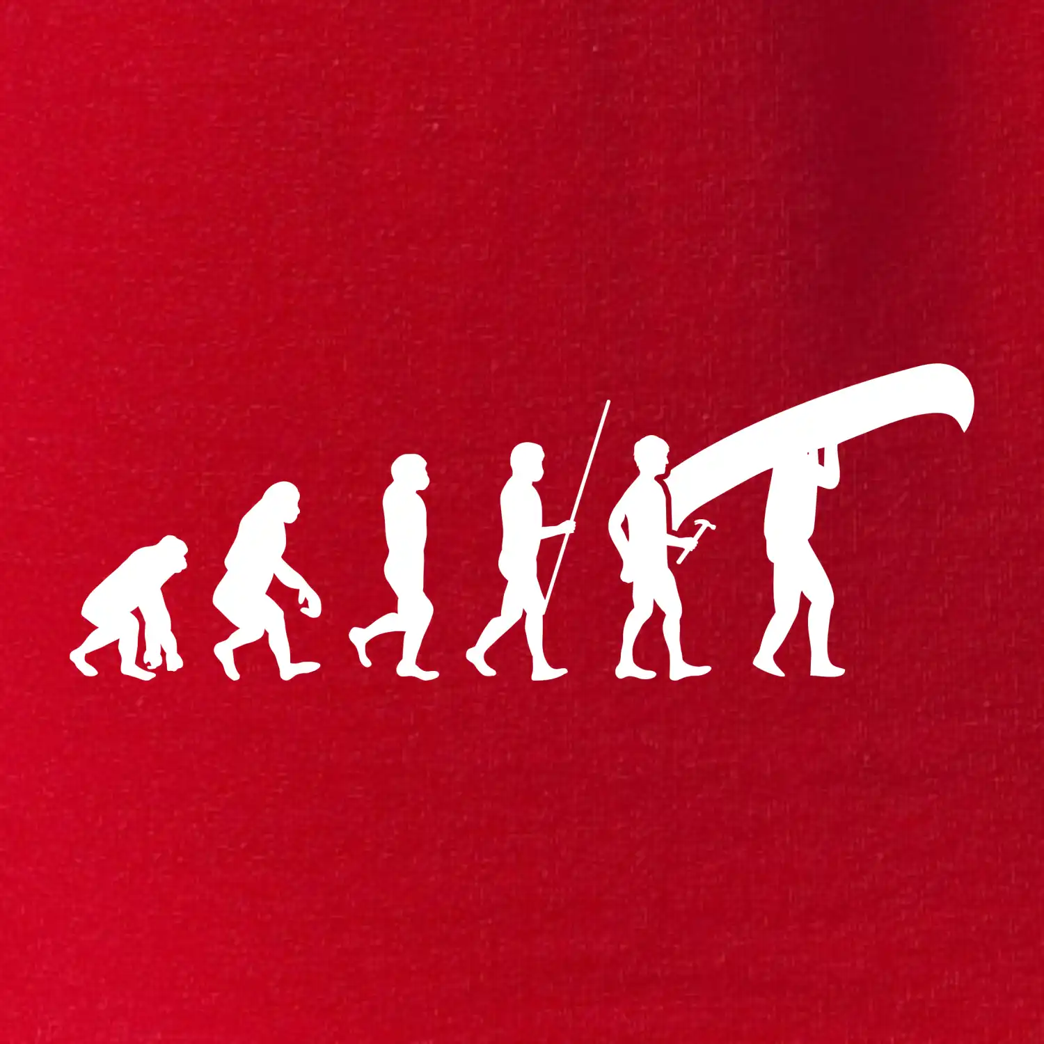 Evoluce kanoe nad hlavou