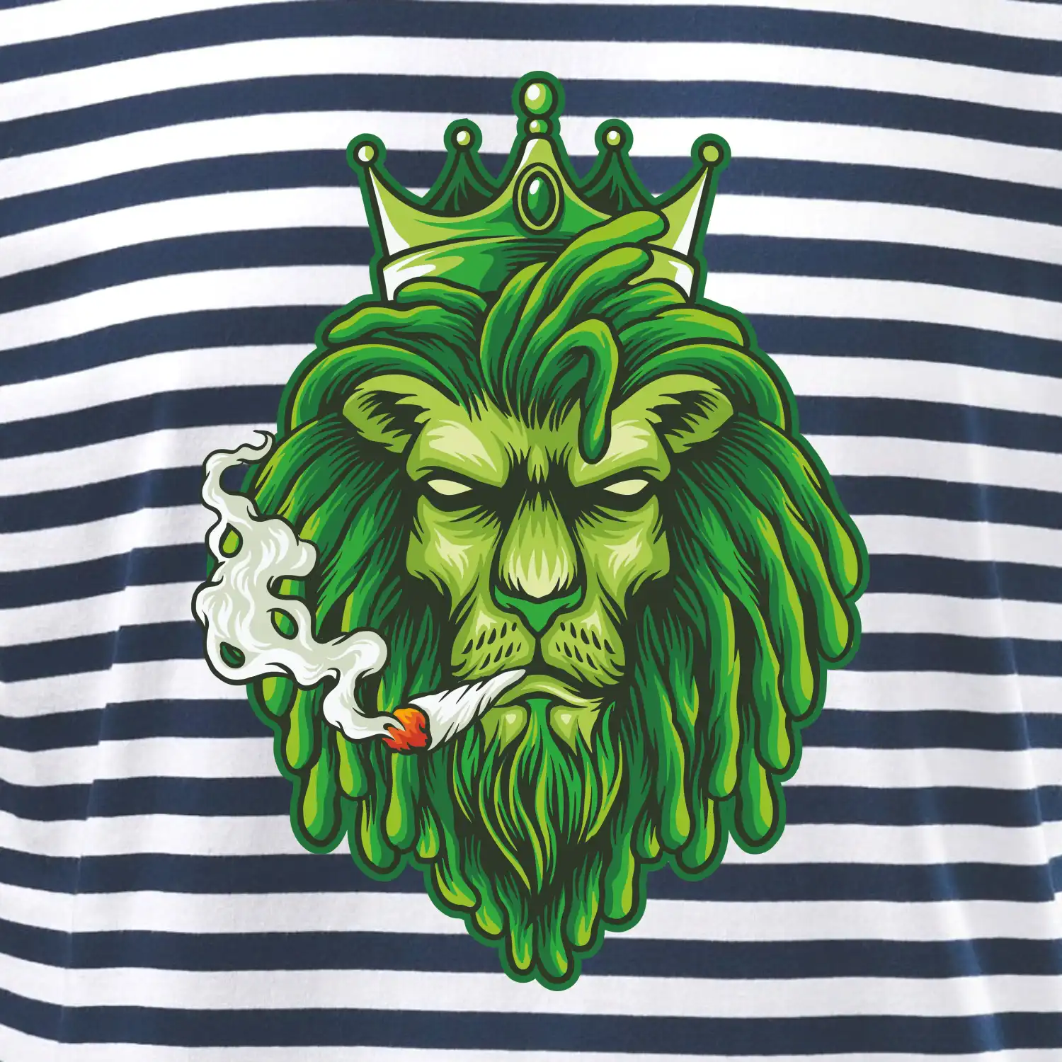 Zhulený lev zelený