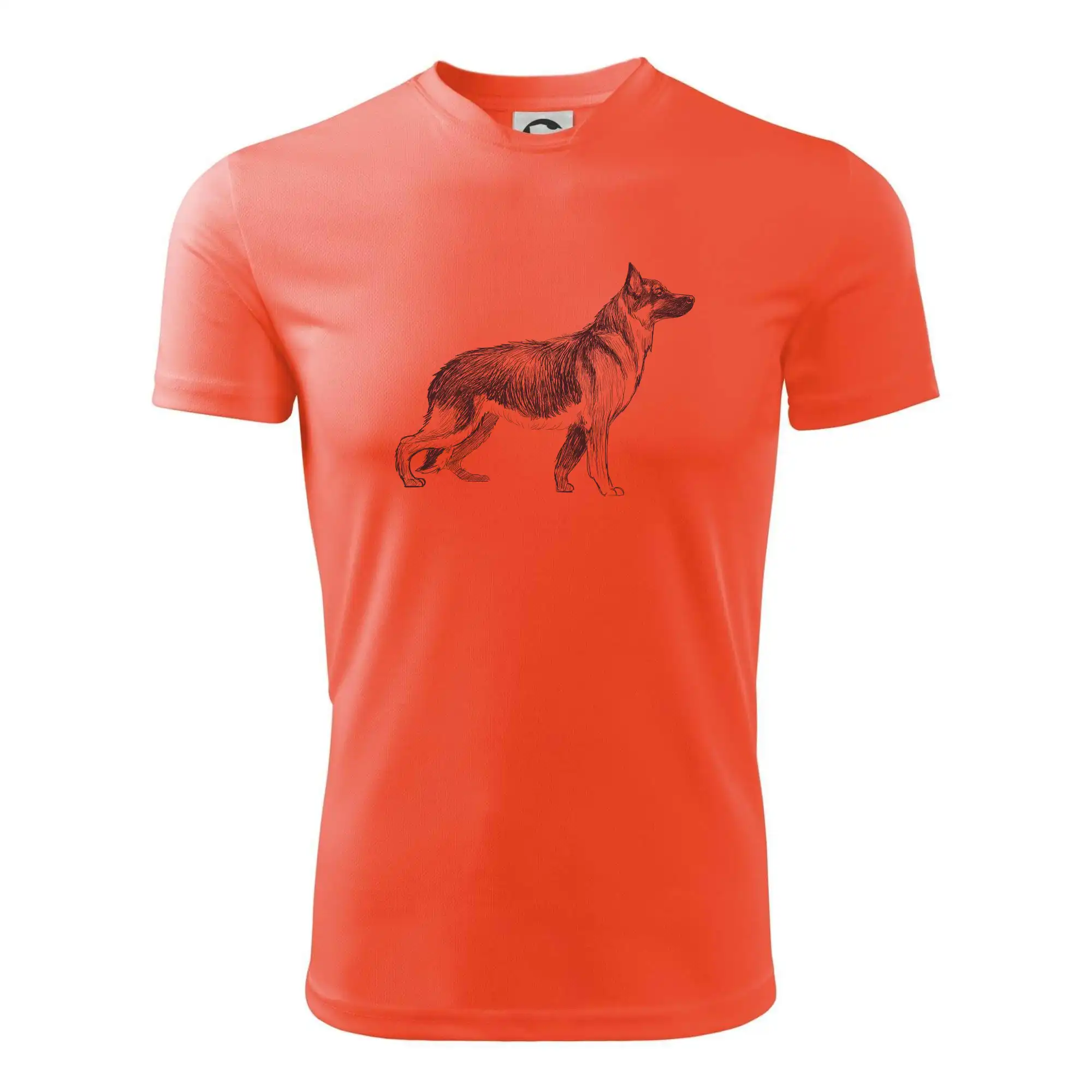 Německý ovčák -  kreslený skica