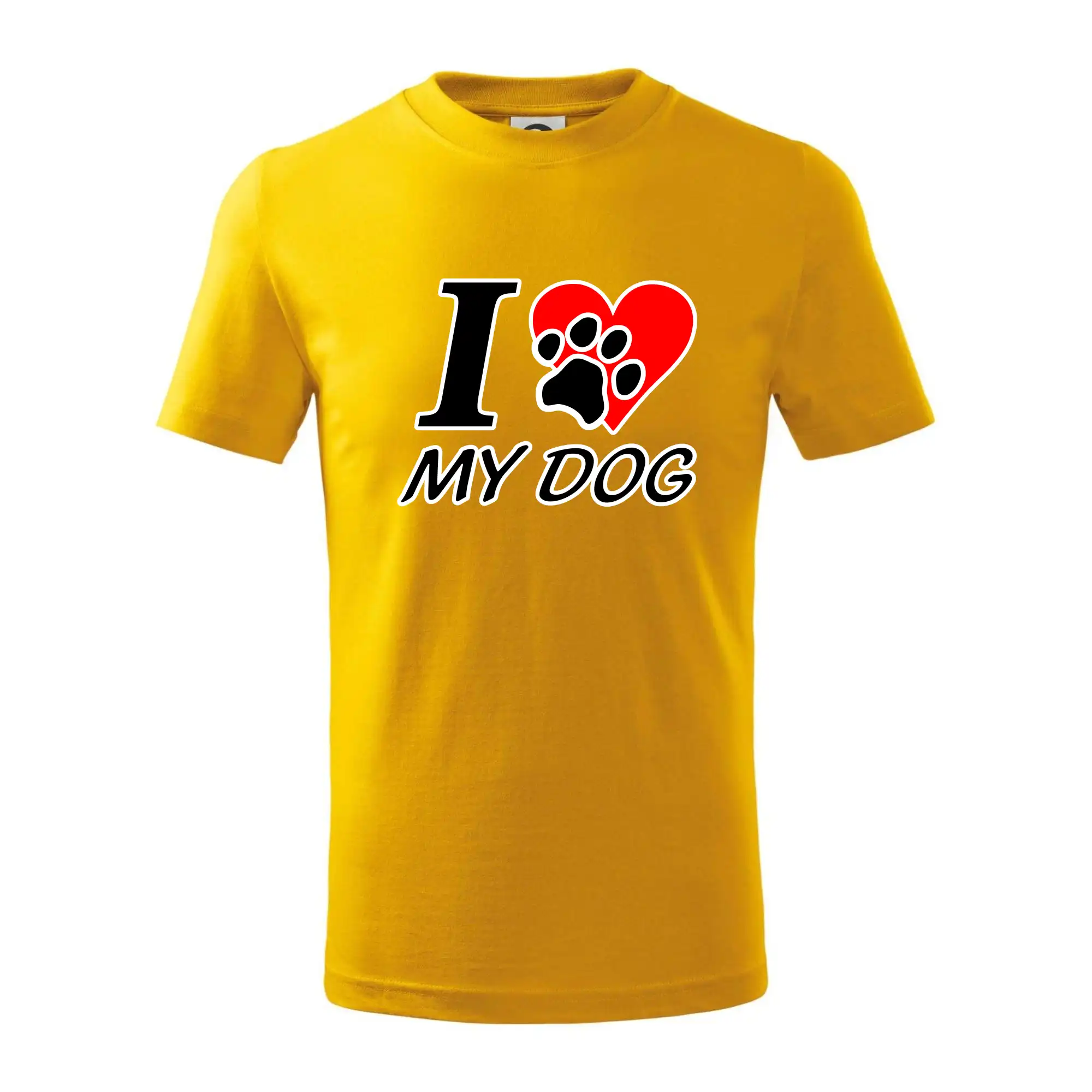I love my dog - nápis