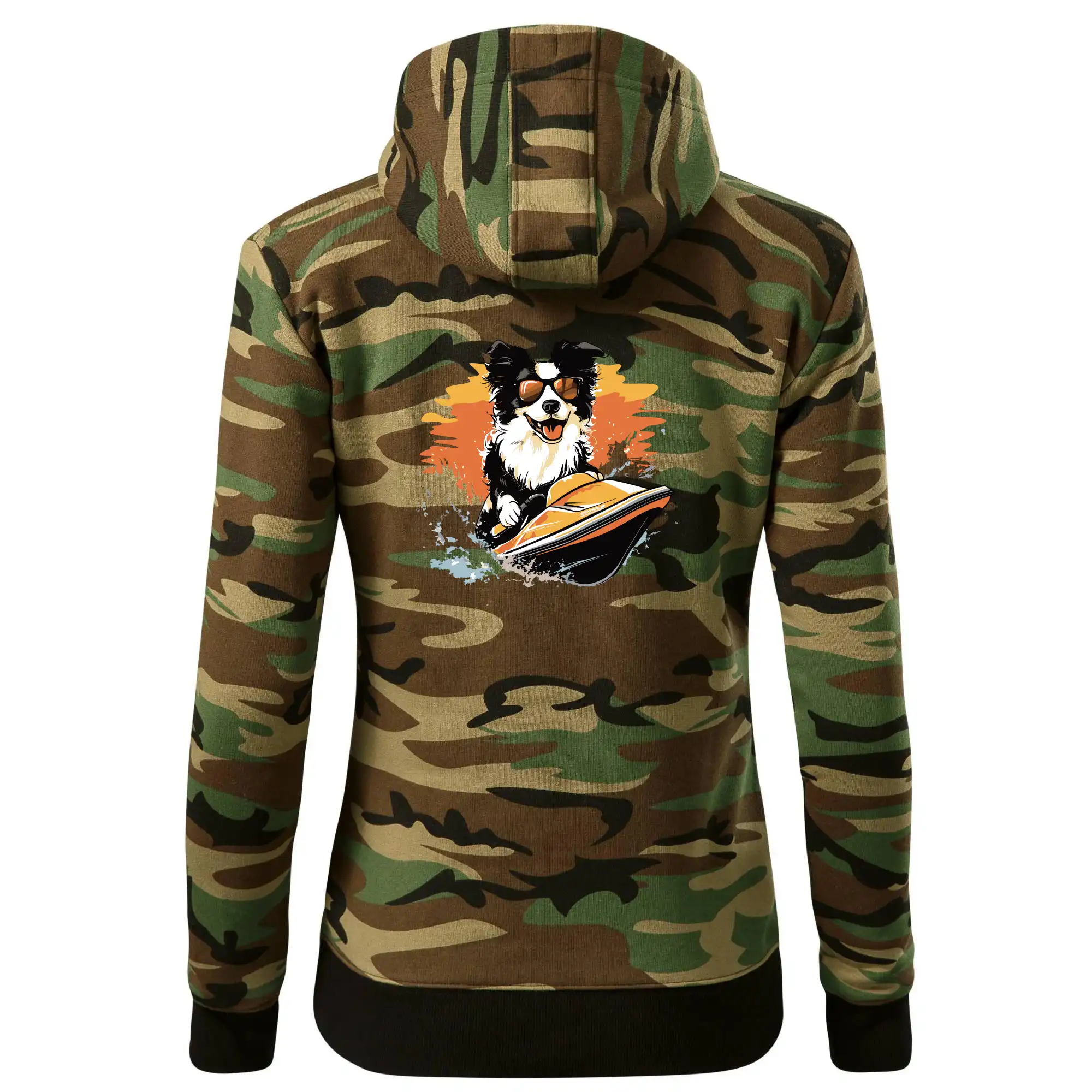 Border Kolie na vodním skútru