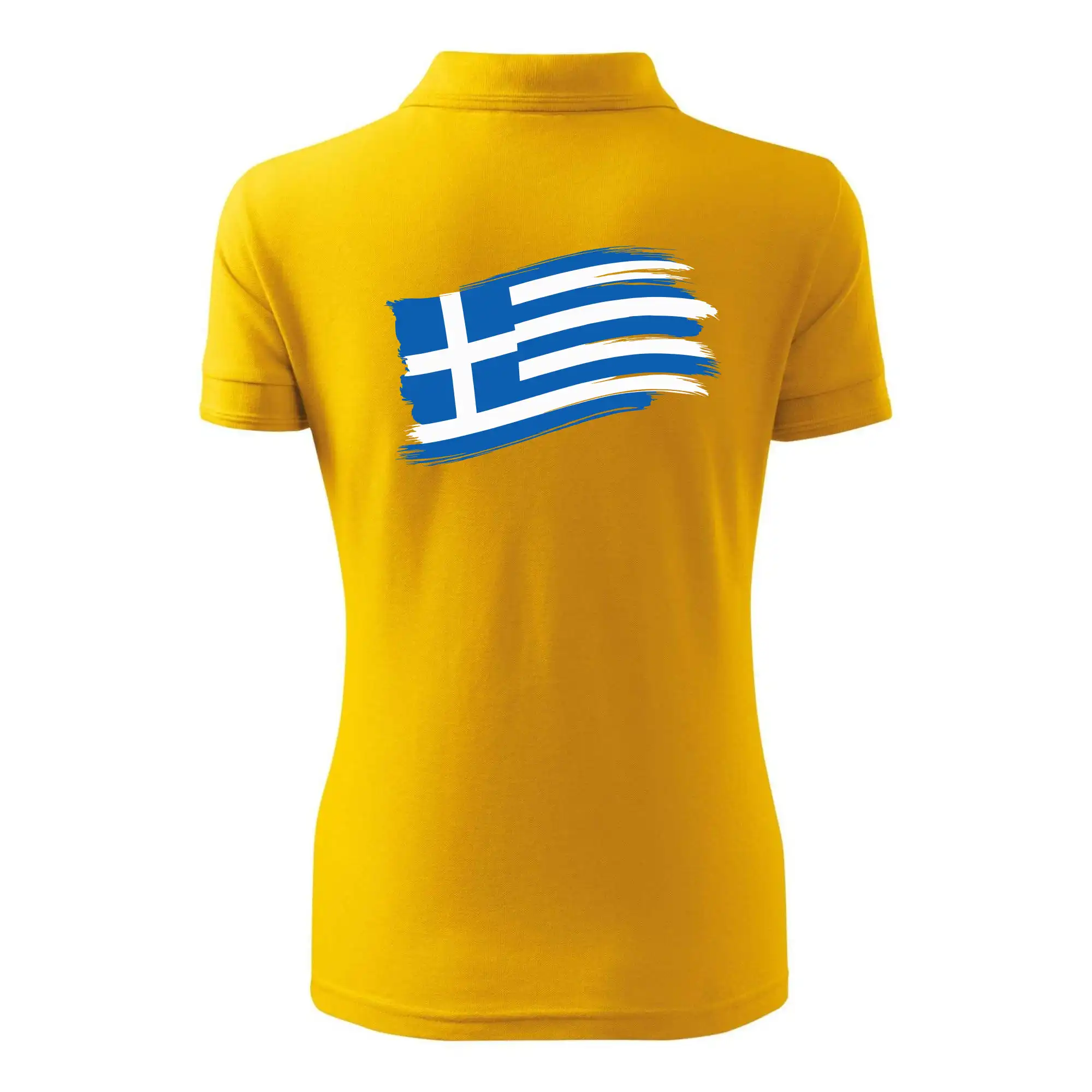 Řecko vlajka - štětkou