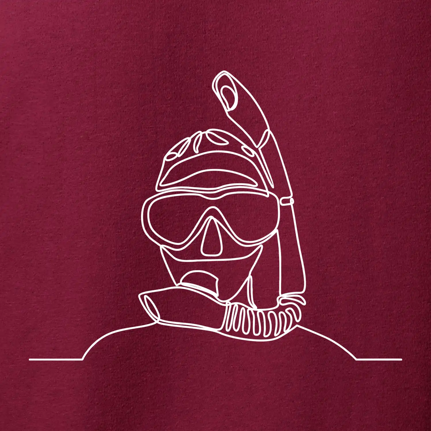 Potápěč jedním tahem