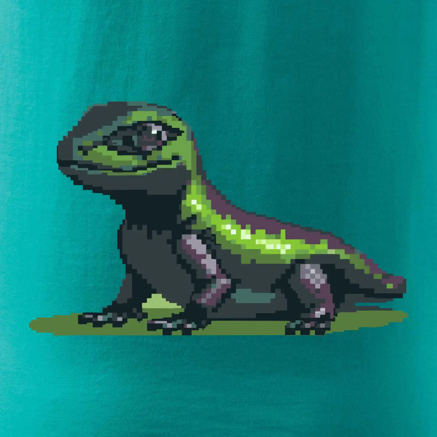 Leguán pixel