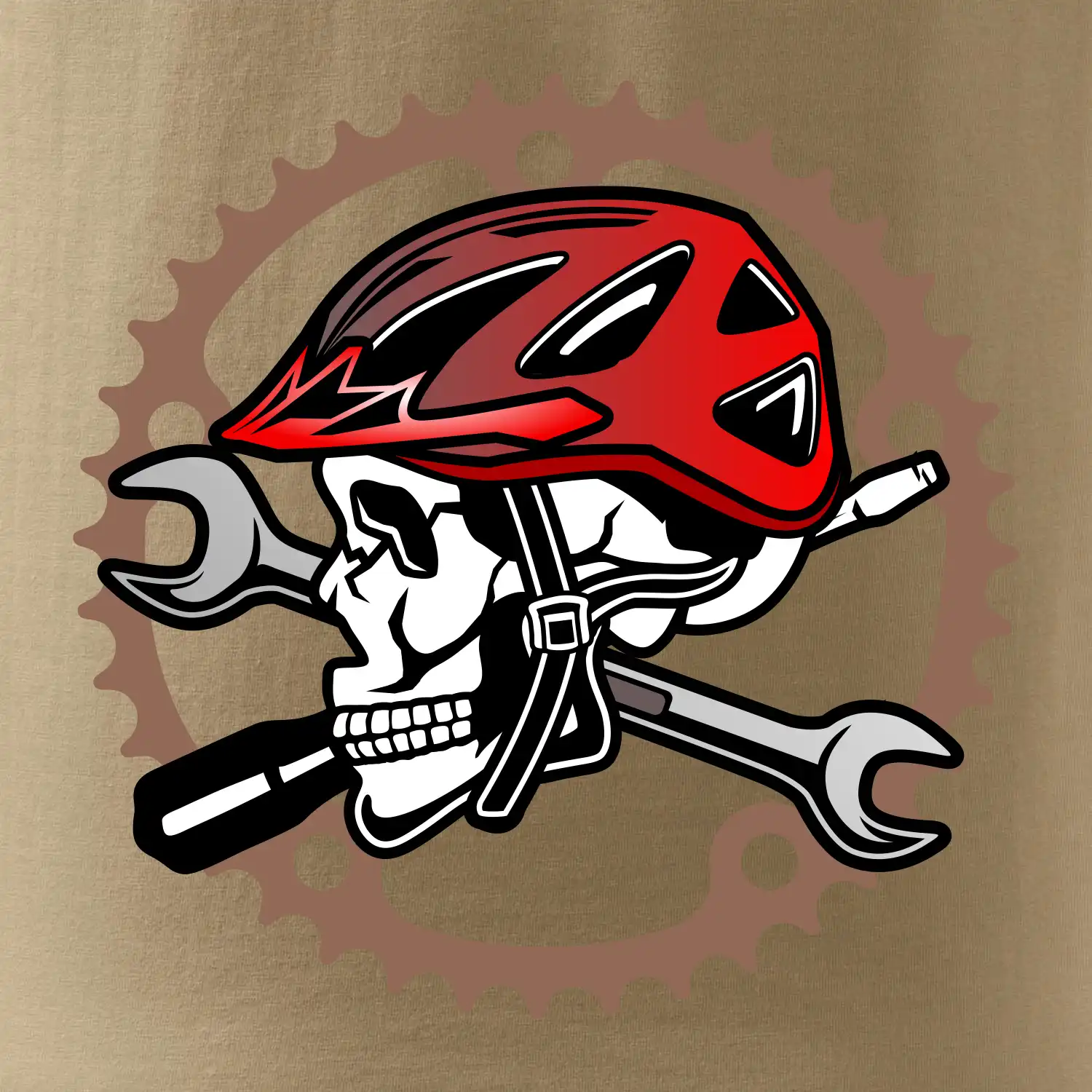 Lebka biker opravář