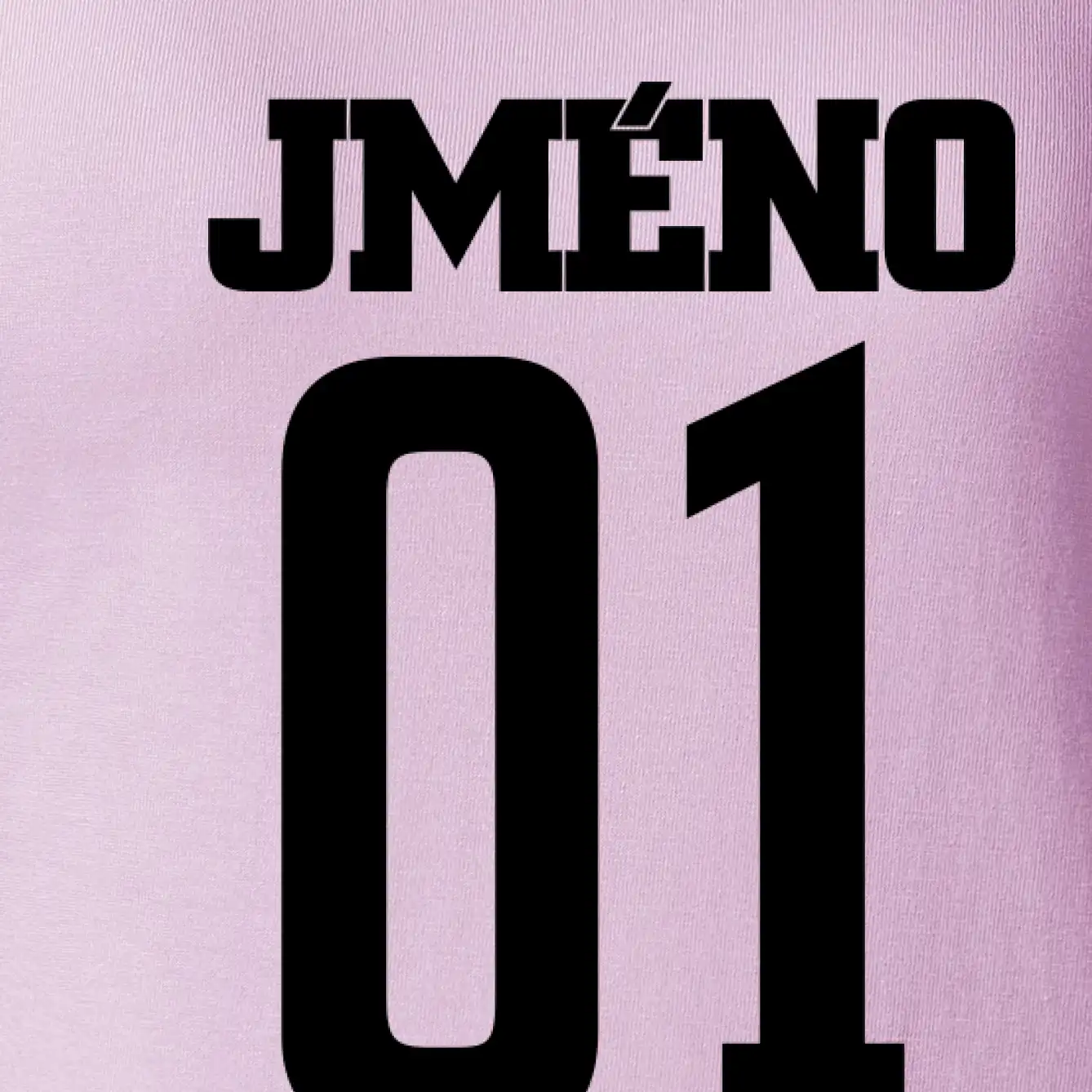 Florbalový dres - vlastné meno a číslo