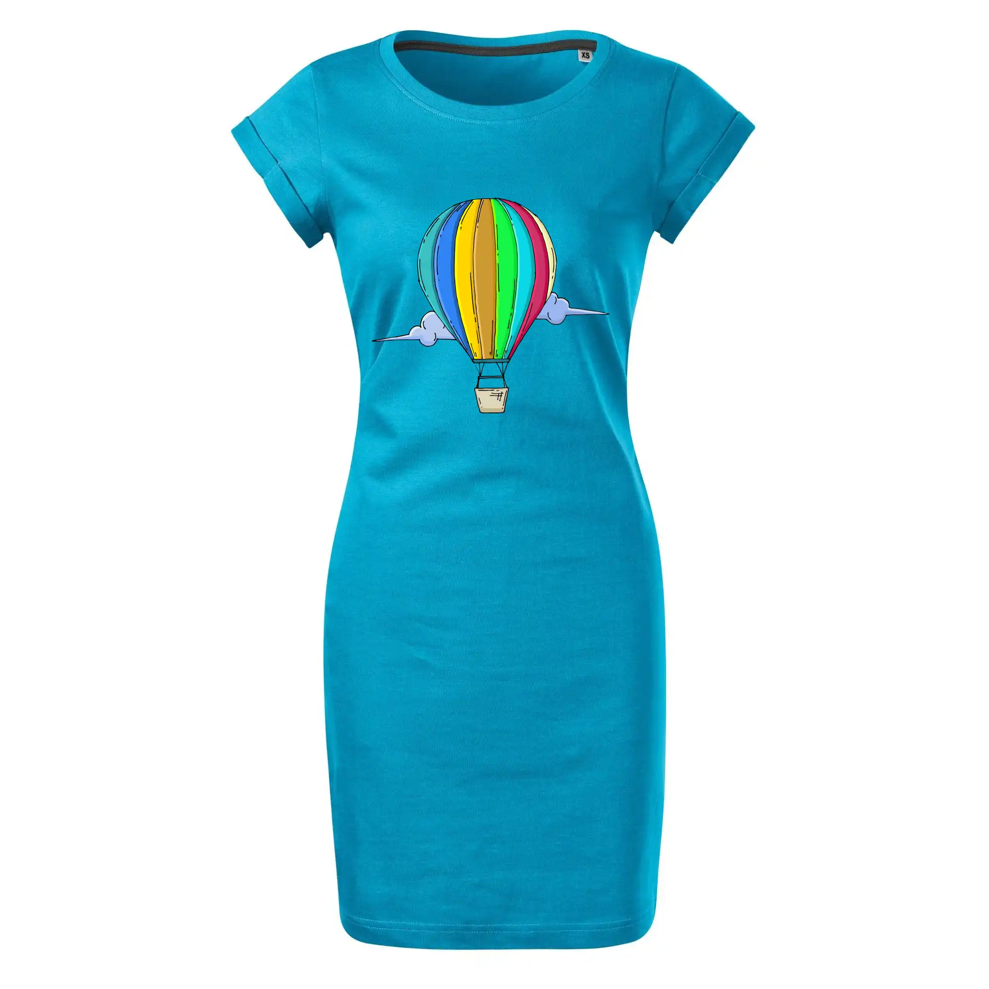 Horkovzdušný balon v oblacích