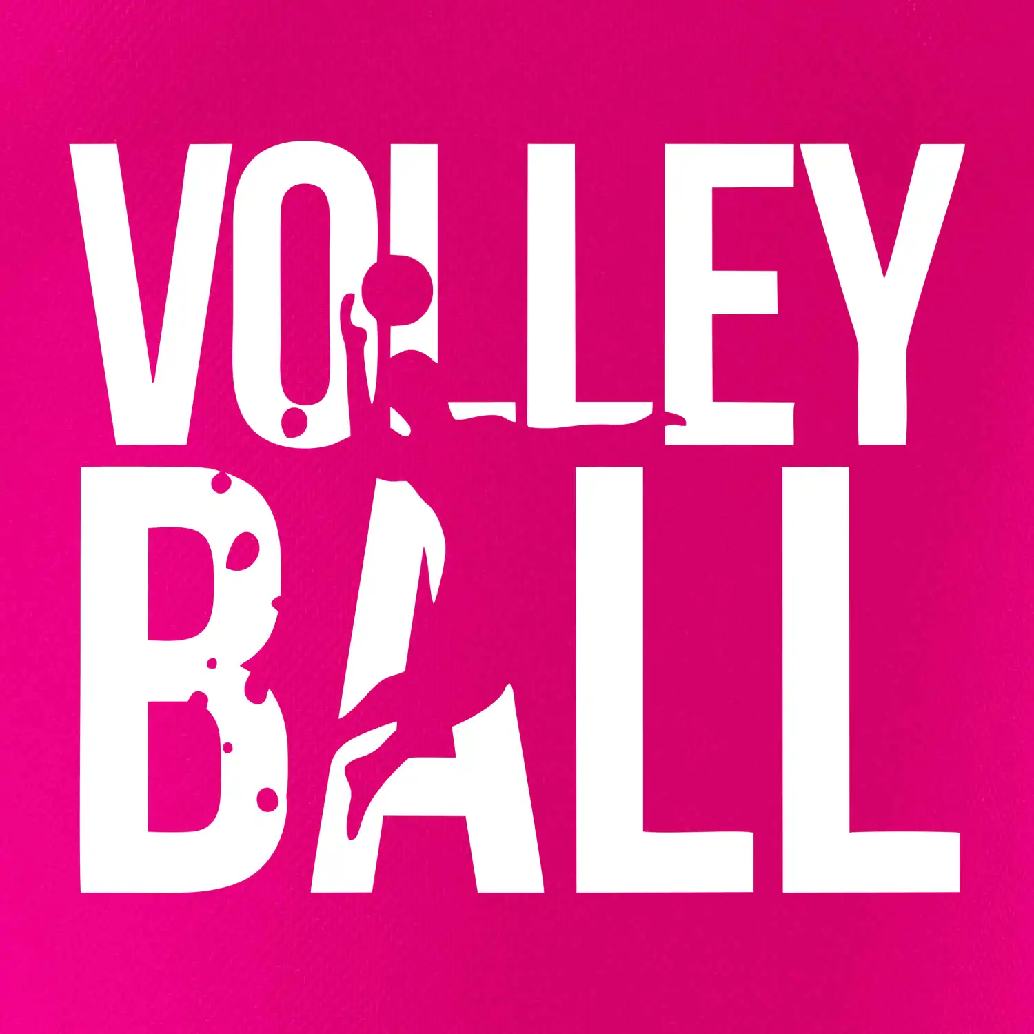 Volleyball nápis