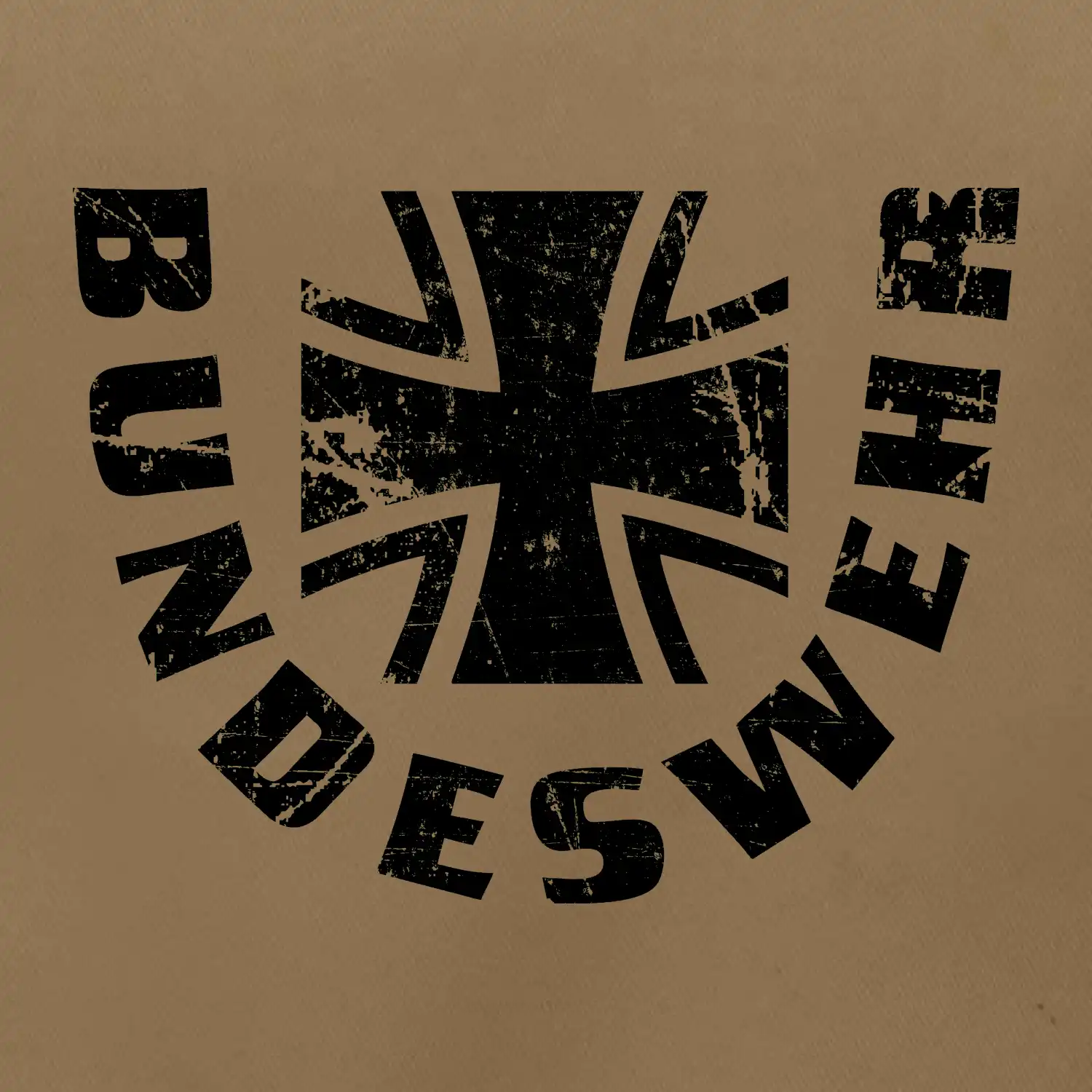 Bundeswehr kříž + nápis
