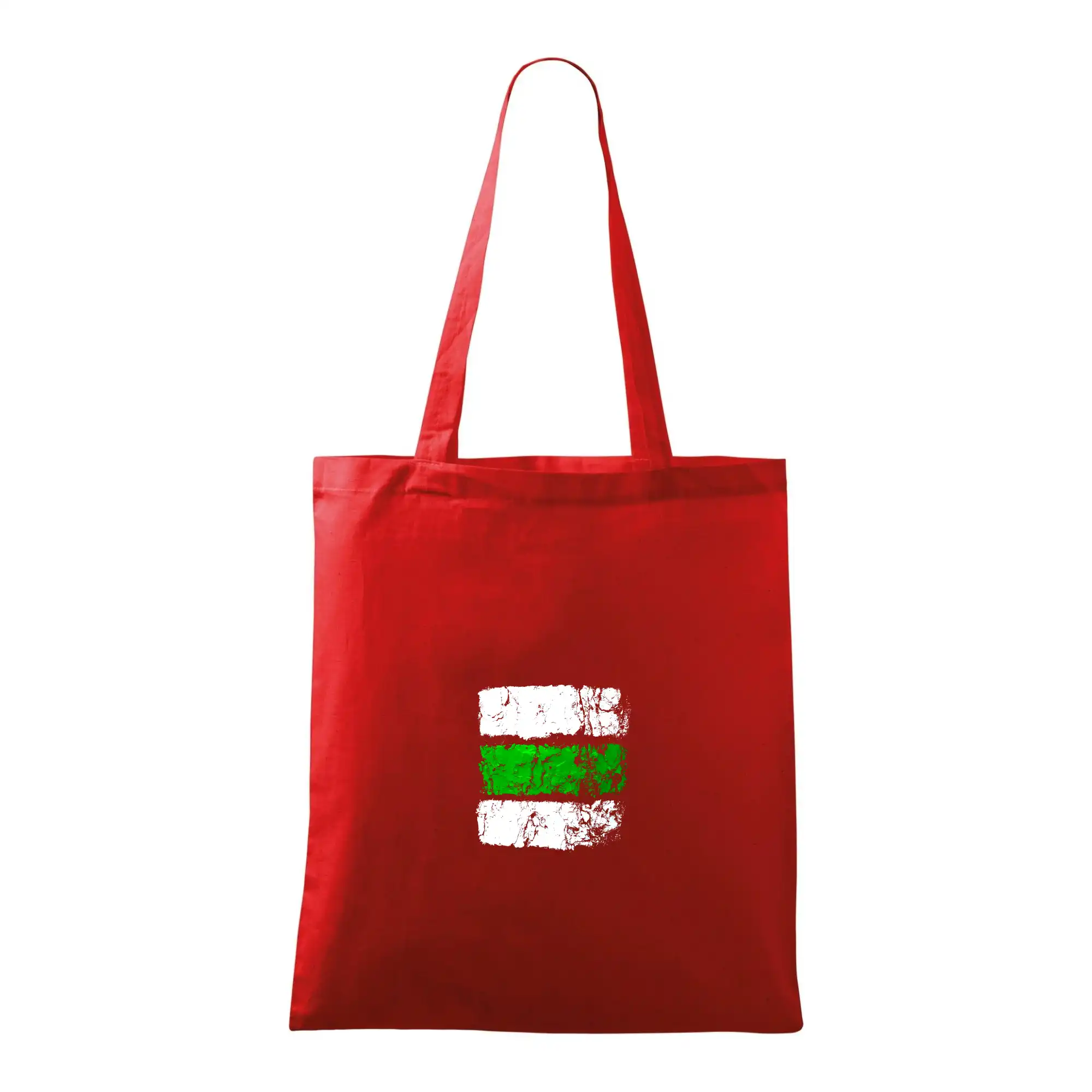 Trička pre cestovateľov - Turistická značka - zelená - Taška bavlnená