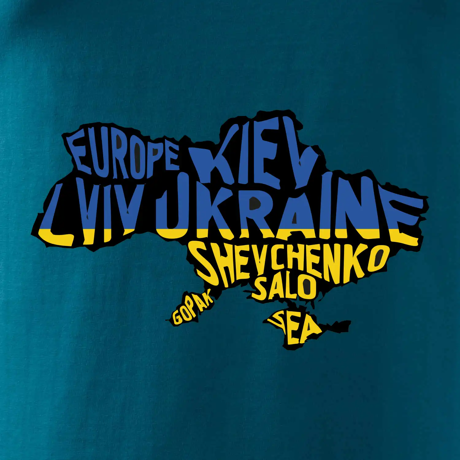 Ukrajina - jména měst - Evropa