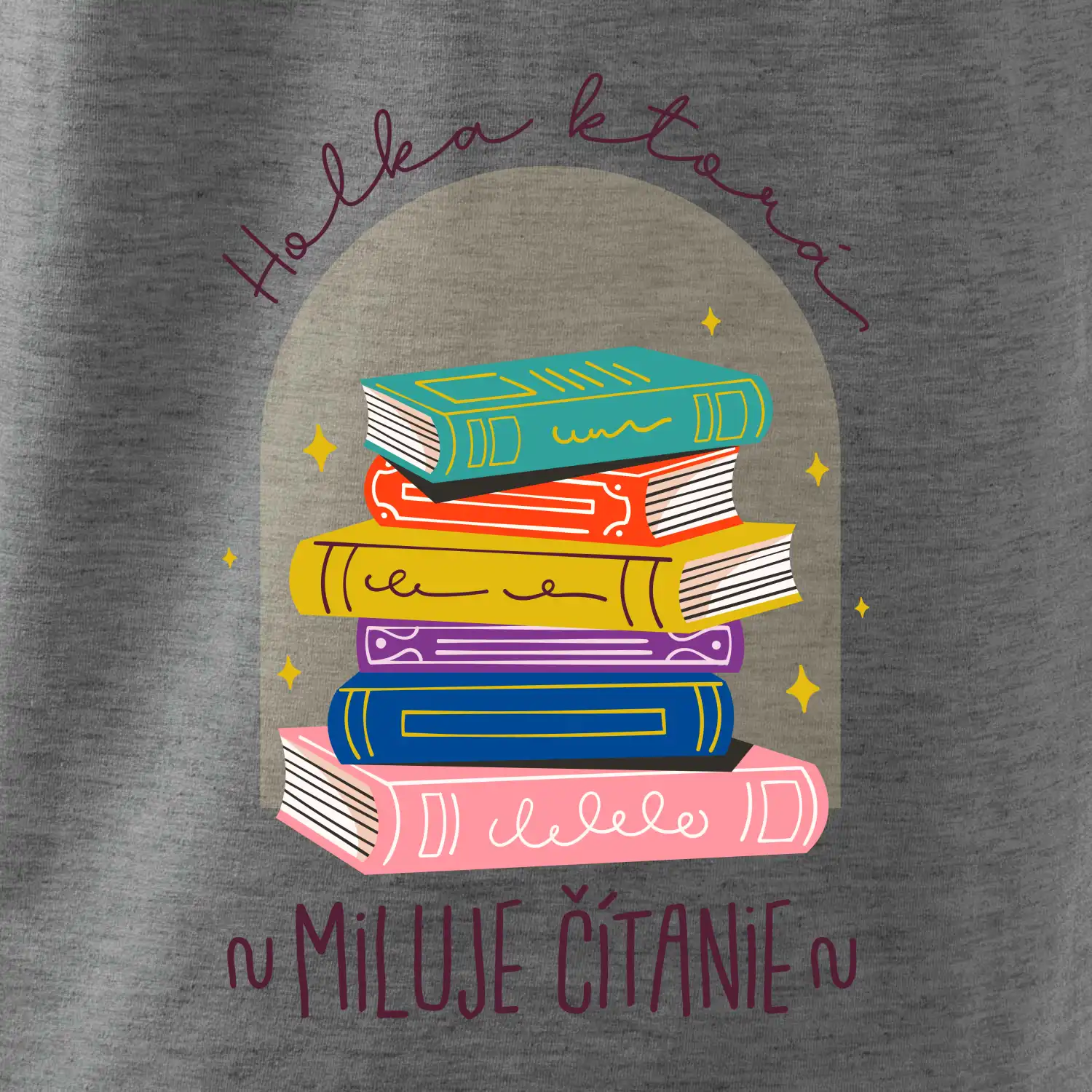 Holka, ktorá miluje čítanie SK