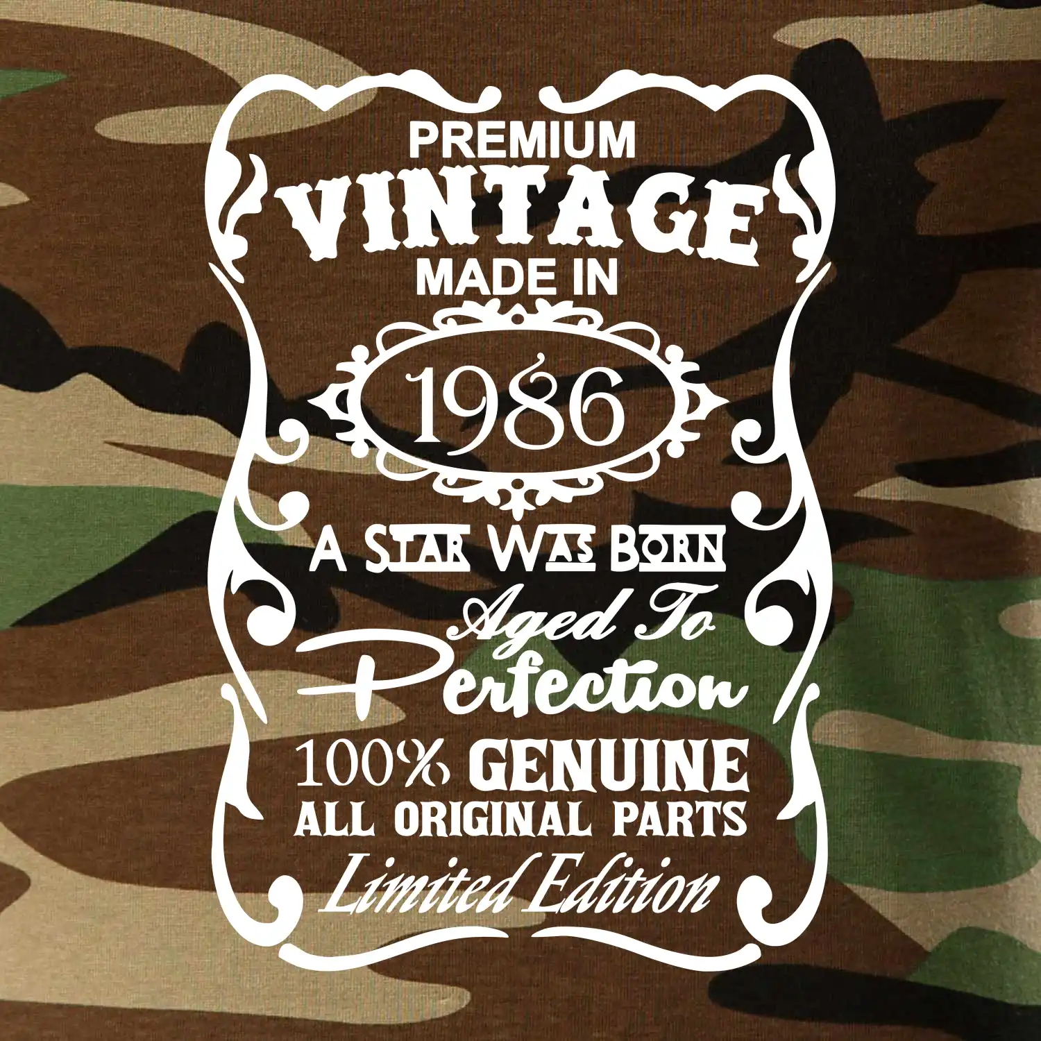 Vintage Etiketa - 1986