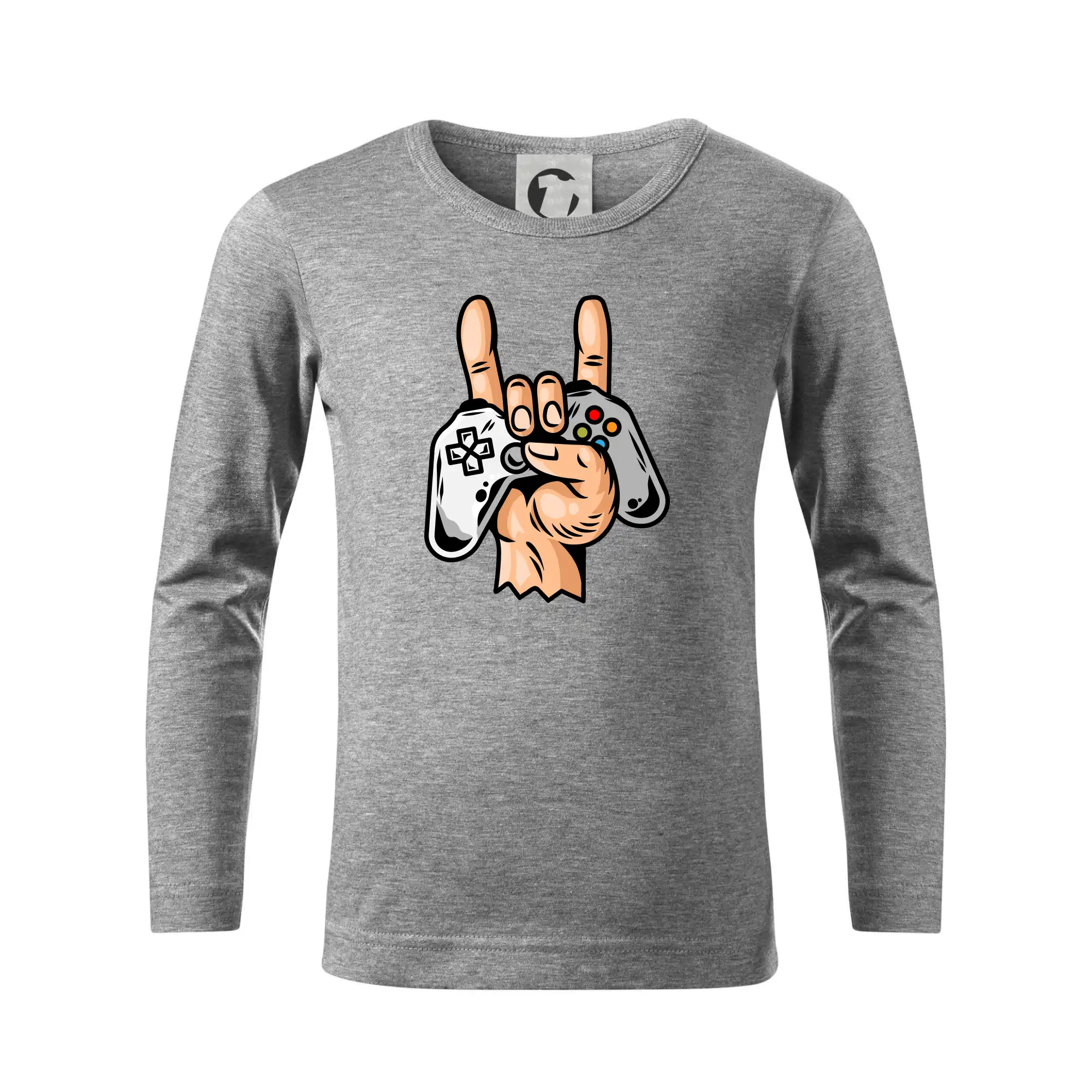 Tričká pre ajťákov - Gamer - gamepad paroháč - Tričko detské Long Sleeve
