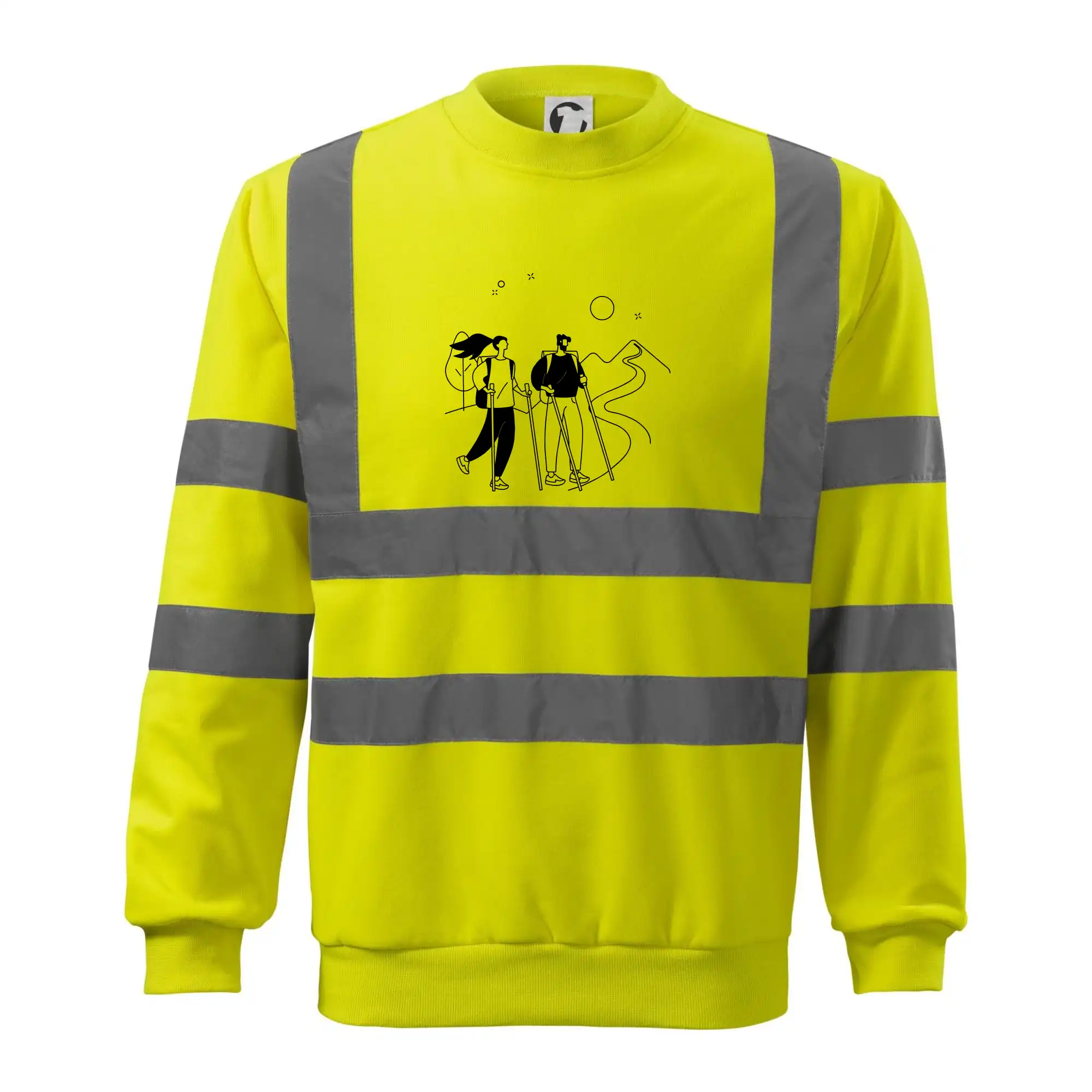 Kreslený pár na výletě