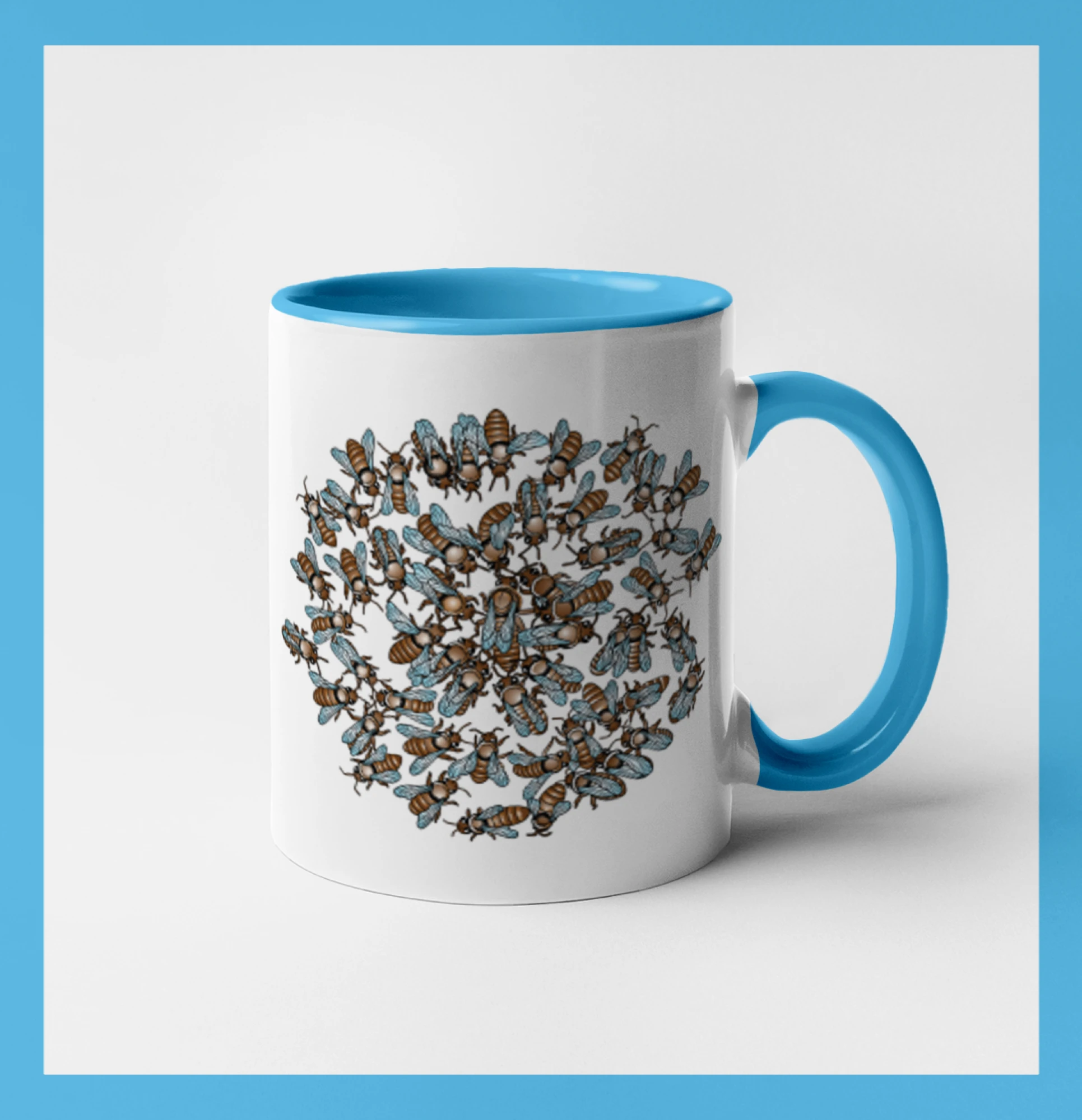 Včelí rodinka kruh (Pecka Design)