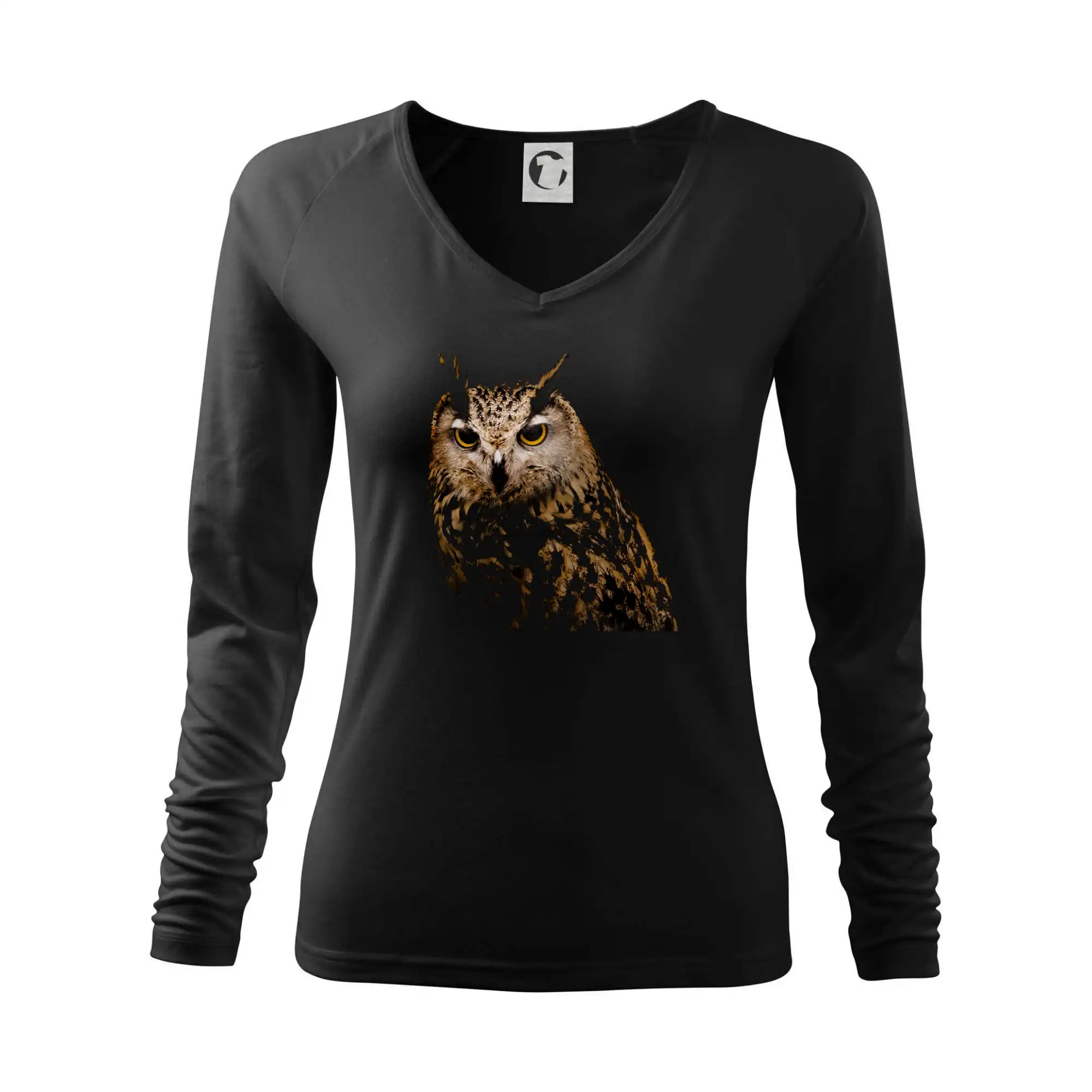 Tričko s motívmi vtákov - Sova fotka - Tričko dámske Elegance