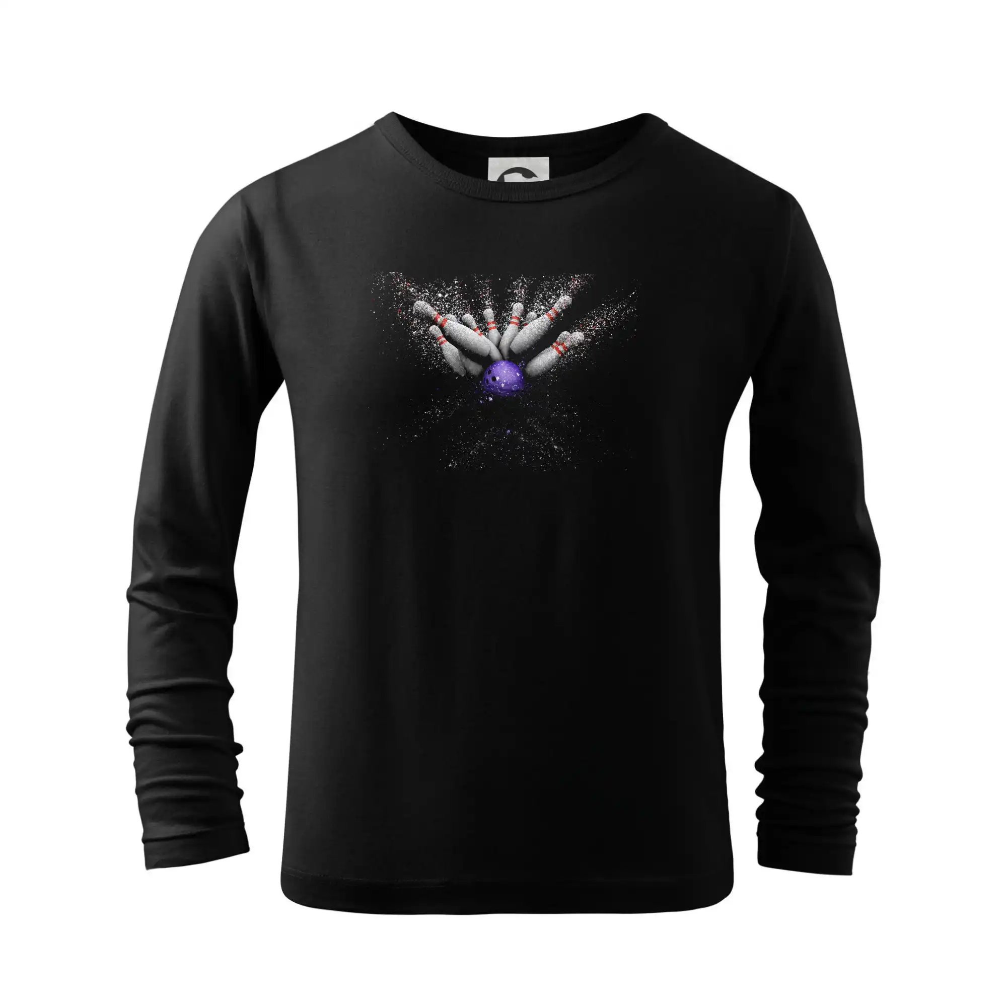Tričká Bowling - Kolky splash - Tričko detské Long Sleeve