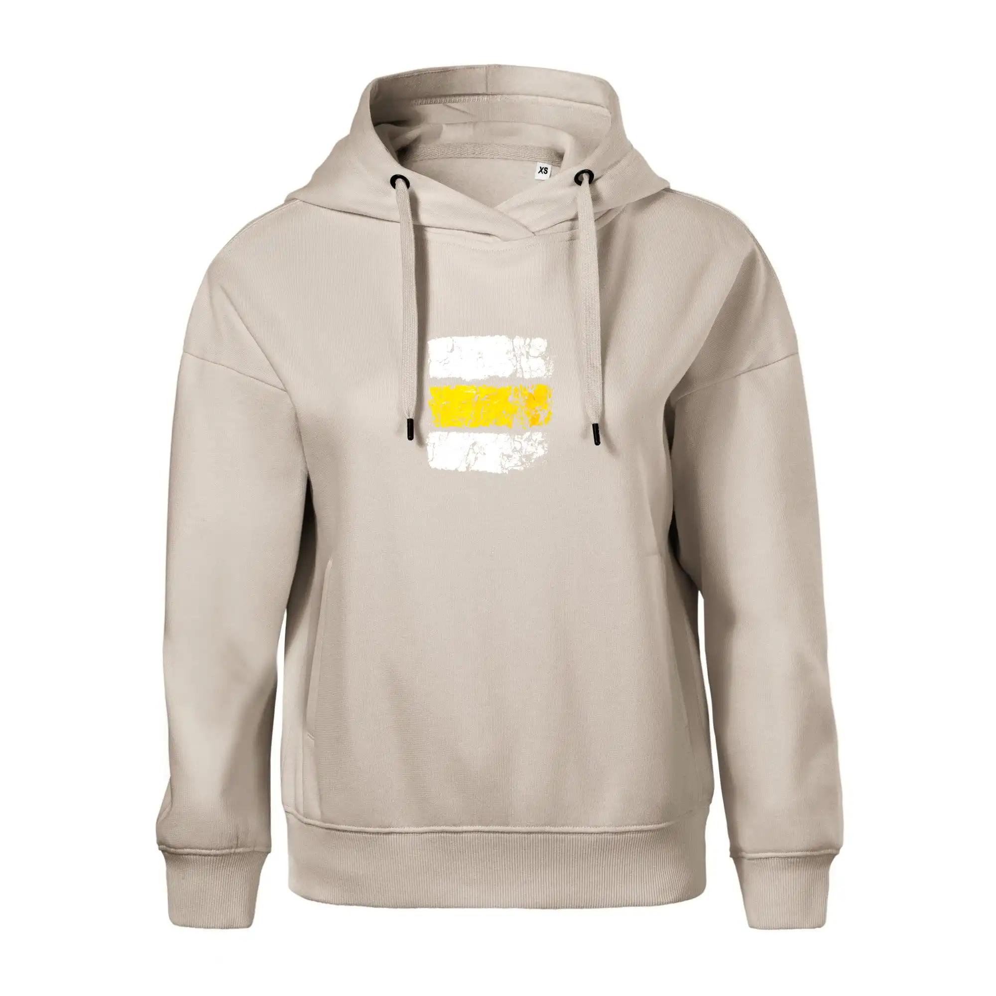 Trička pre cestovateľov - Turistická značka - žltá - Oversized mikina dámská Moon - kratšia + širšia