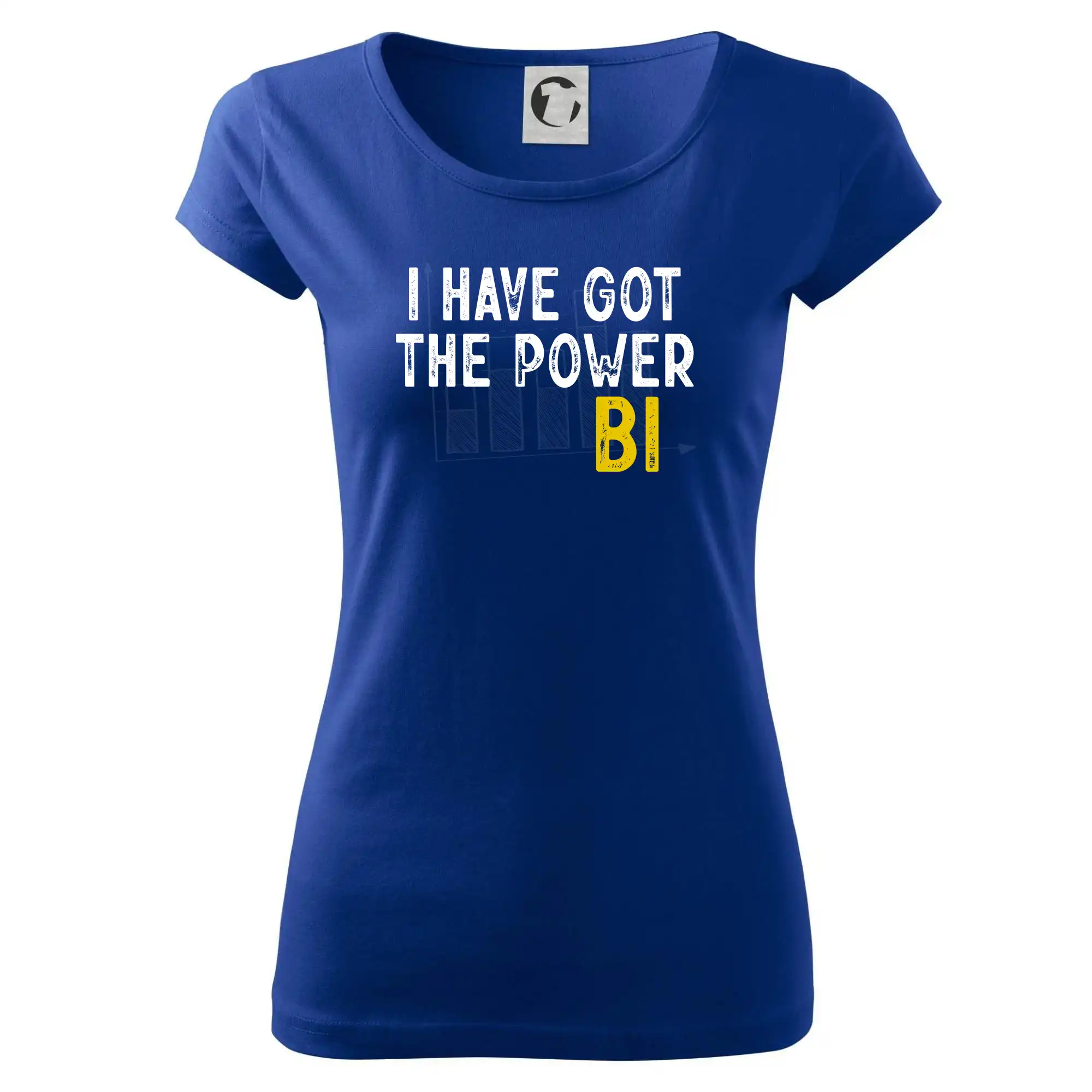 Tričká pre ajťákov - I have got the power bi - Dámske tričko Pure