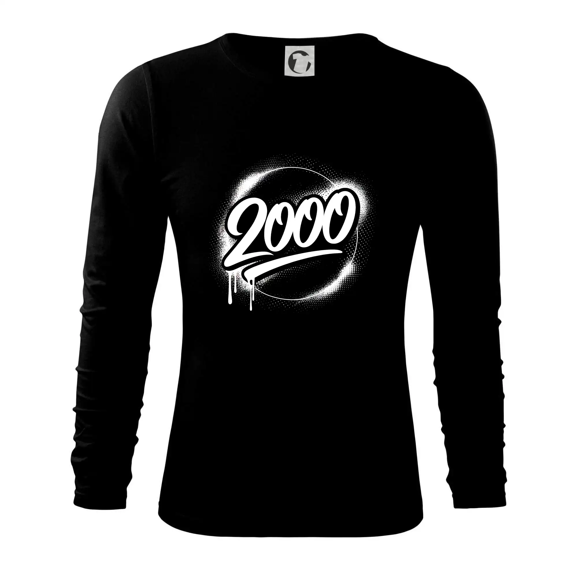 Trička s ročníkom 2000 - Narodeninový ročník graffiti 2000 - Tričko s dlhým rukávom FIT-T long sleeve