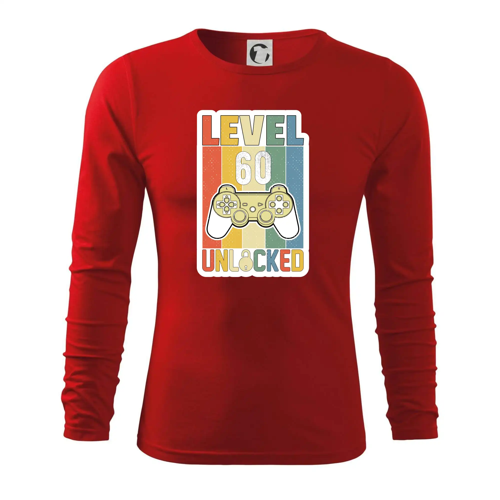 Tričká k narodeninám - Gaming narodeniny 60 - Tričko s dlhým rukávom FIT-T long sleeve