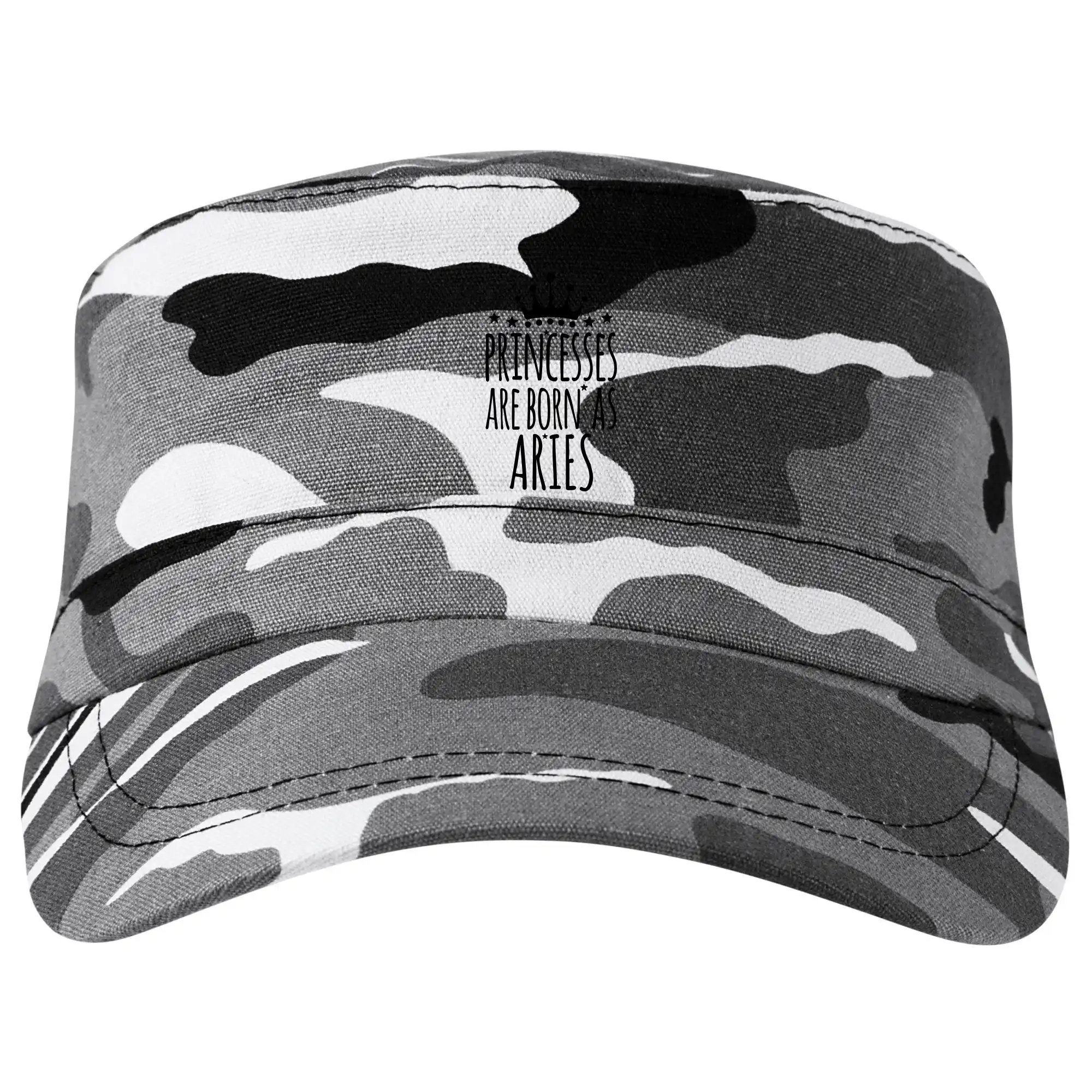 Tričká baran - Princesses are born as Aries - Baran - Šiltovka CAMO