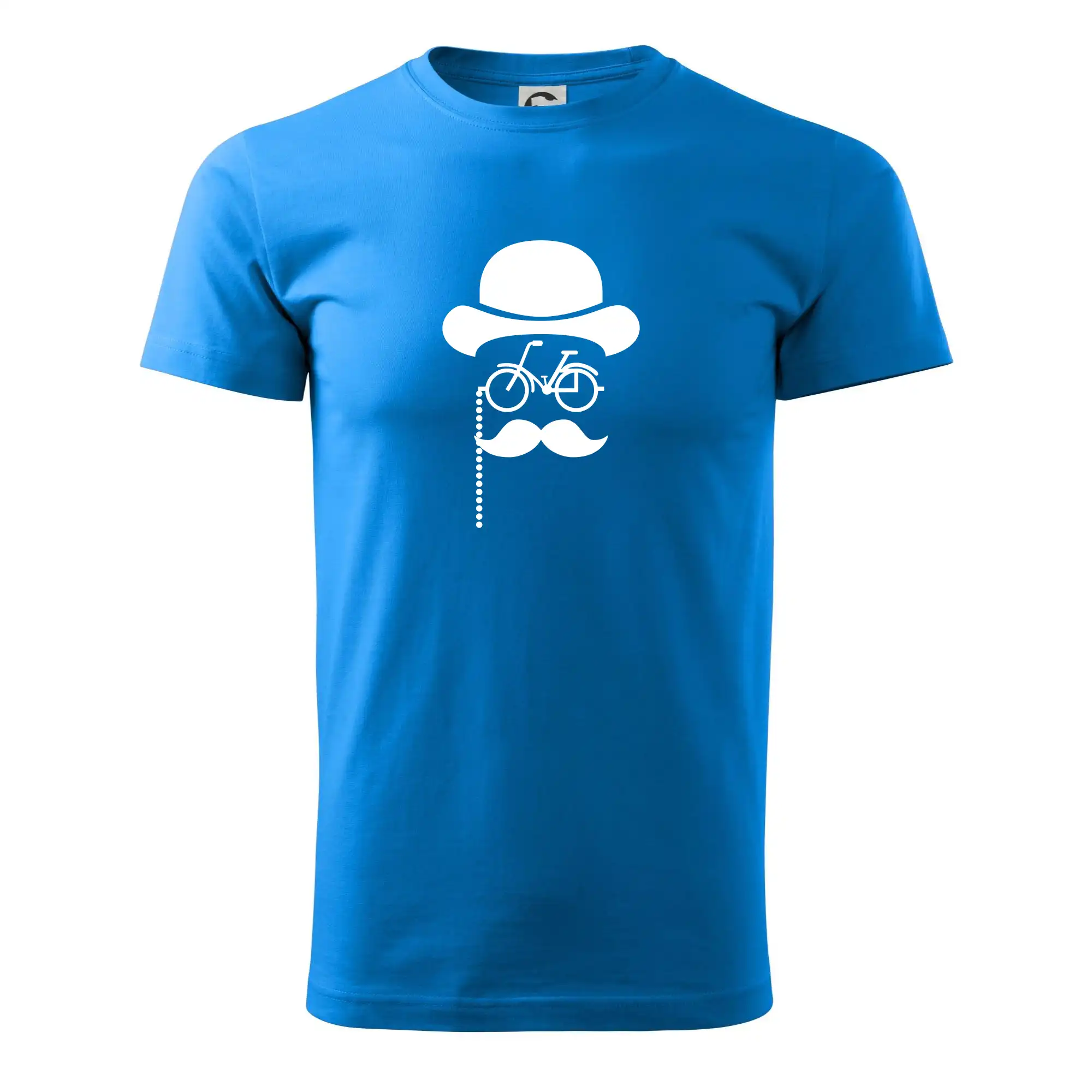 Tričká s fúzikmi - Mustache bicykel - Pánske tričko nižšej gramáže