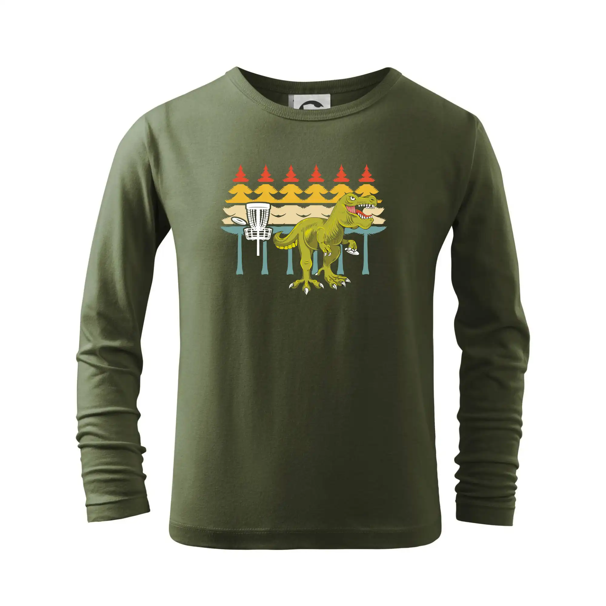 Disc golf trex - Tričko detské Long Sleeve