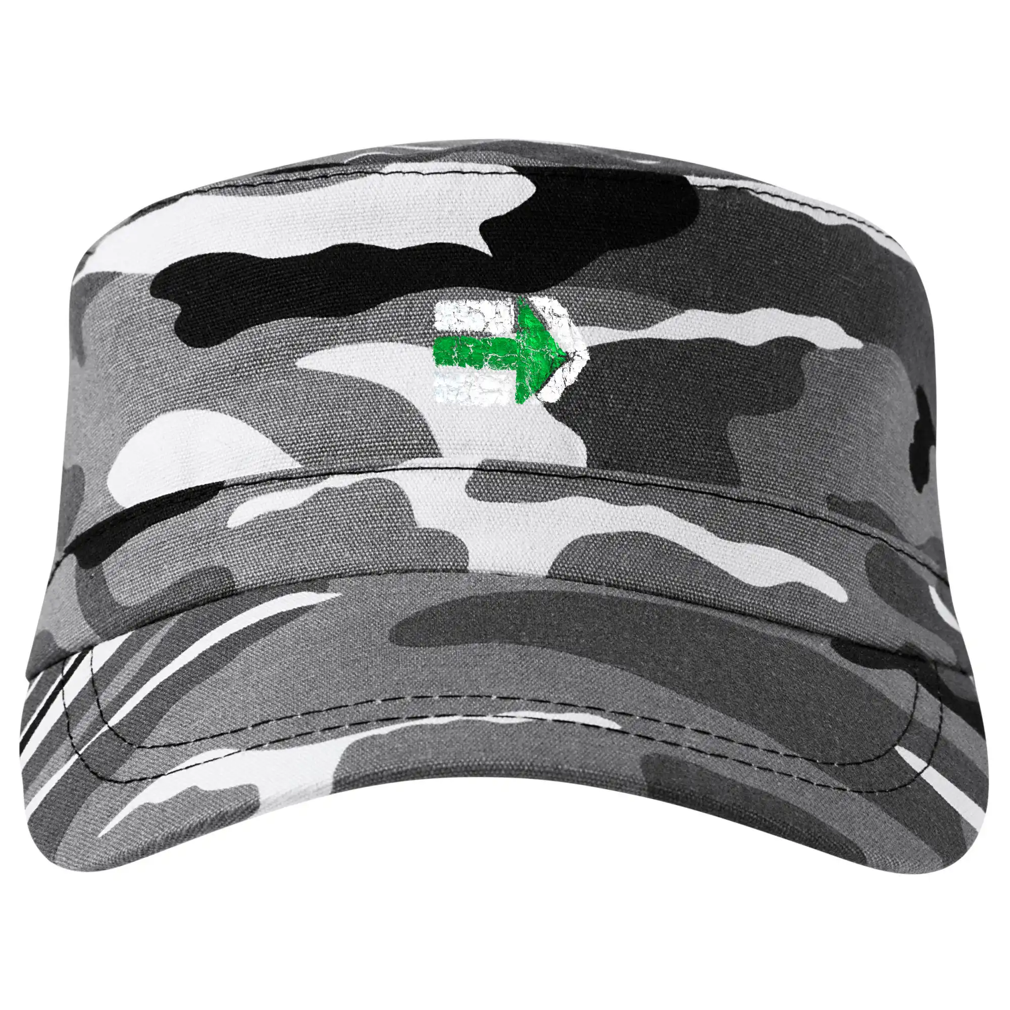 Trička na kempovanie - Párová turistická značka zelená - Šiltovka CAMO